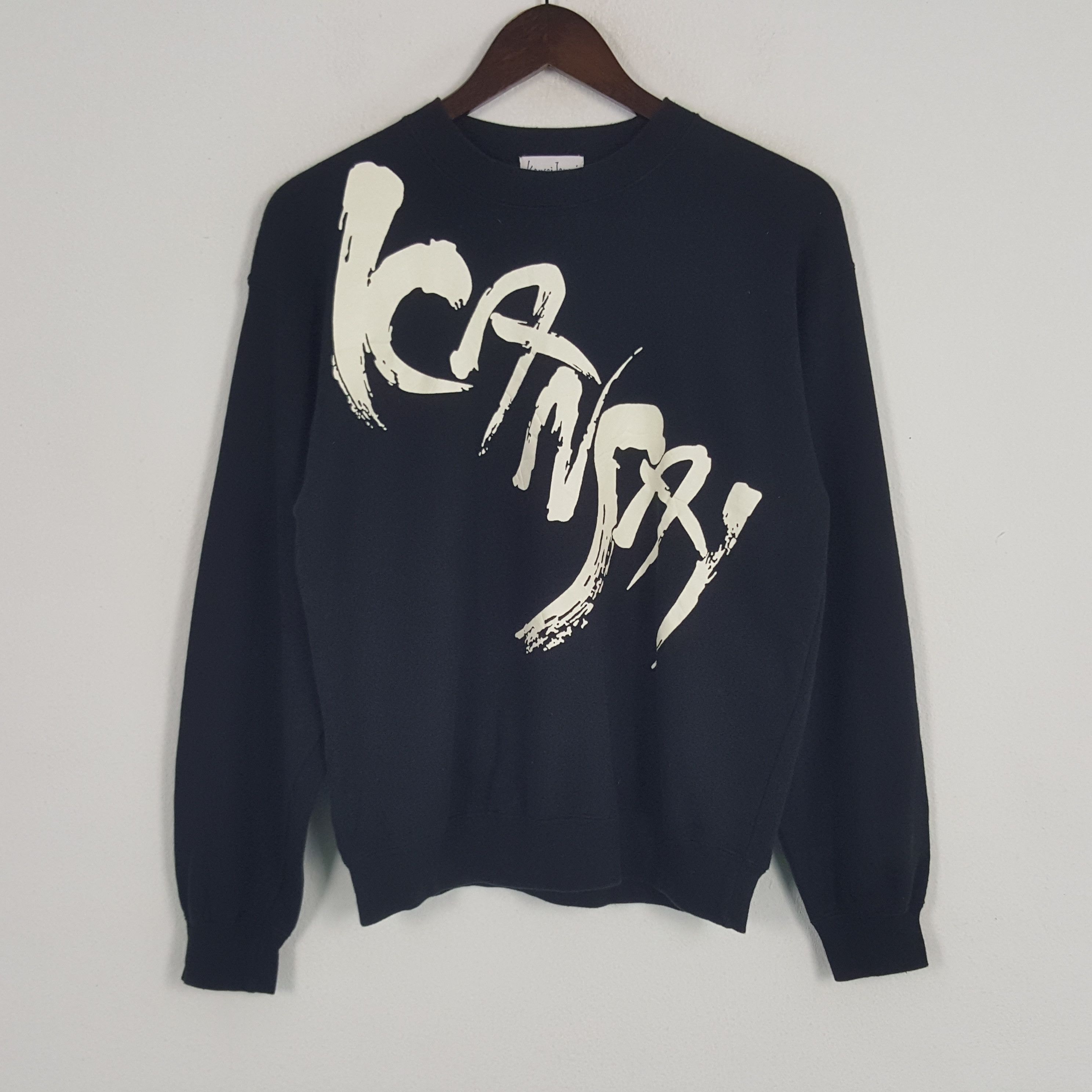 Japanese Brand × Kansai Yamamoto × Vintage Vintage Kansai Japan Spell Out Sweatshirt Size US S / EU 44-46 / 1 - 1 Thumbnail
