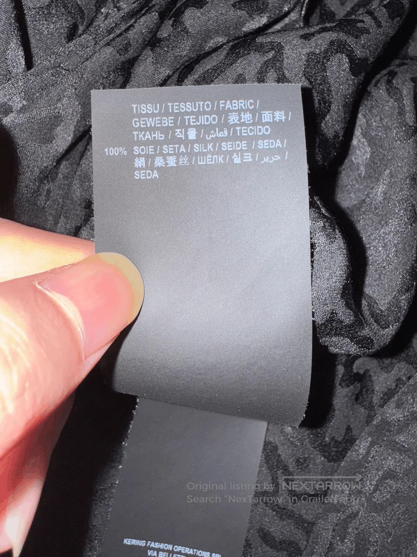 Saint Laurent Paris Saint Laurent 20FW Silk Thorn Shirt. Size US M / EU 48-50 / 2 - 7 Thumbnail