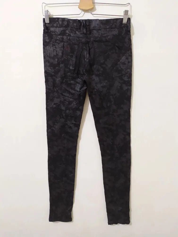 Attachment × Japanese Brand Made in Japan Attachment Skinny black silver design Jeans Size US 27 - 5 Thumbnail