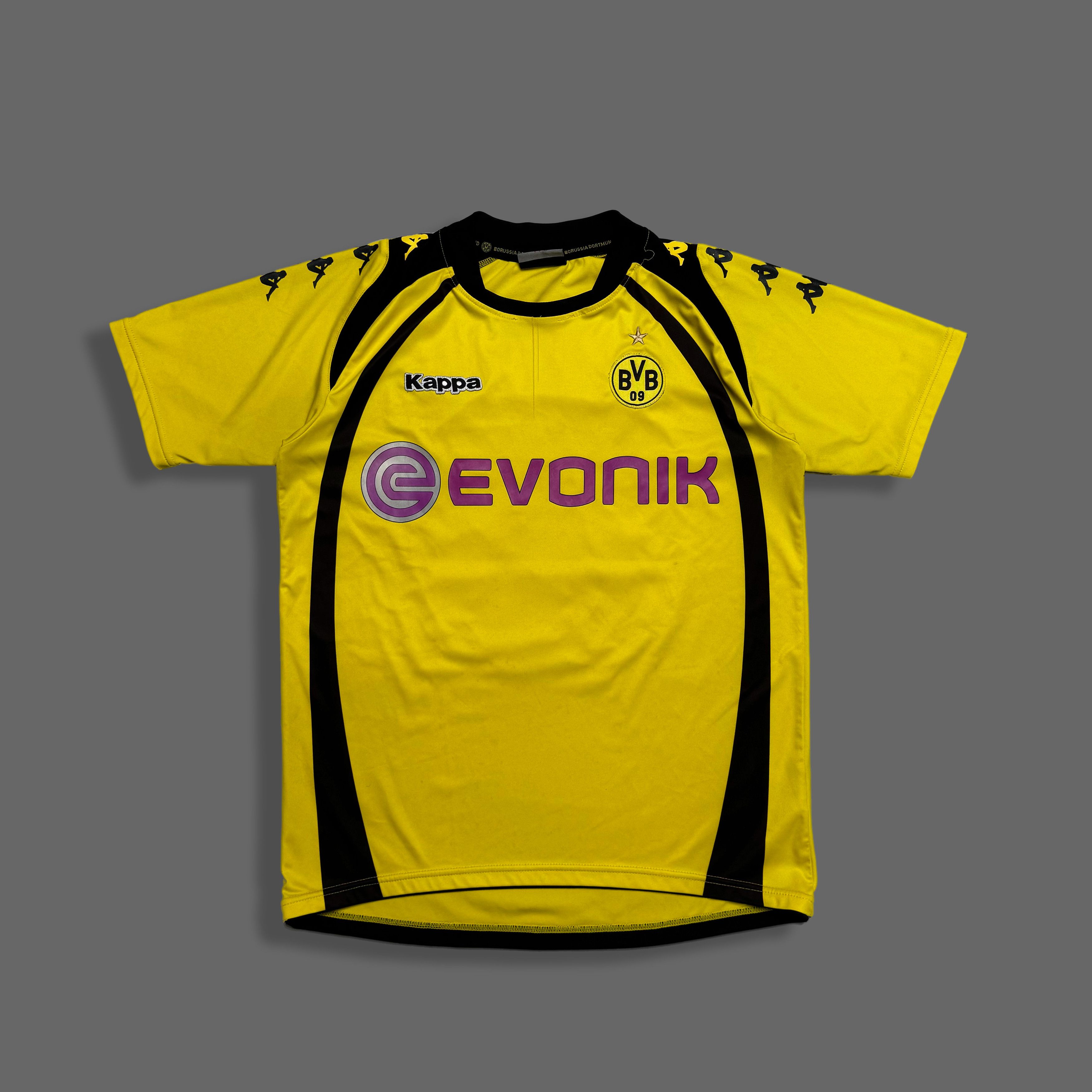 Kappa × Vintage BORUSSIA DORTMUND SOCCER JERSEY 18 LUCAS HOME SHIRT 2009-10 Size US M / EU 48-50 / 2 - 2 Thumbnail