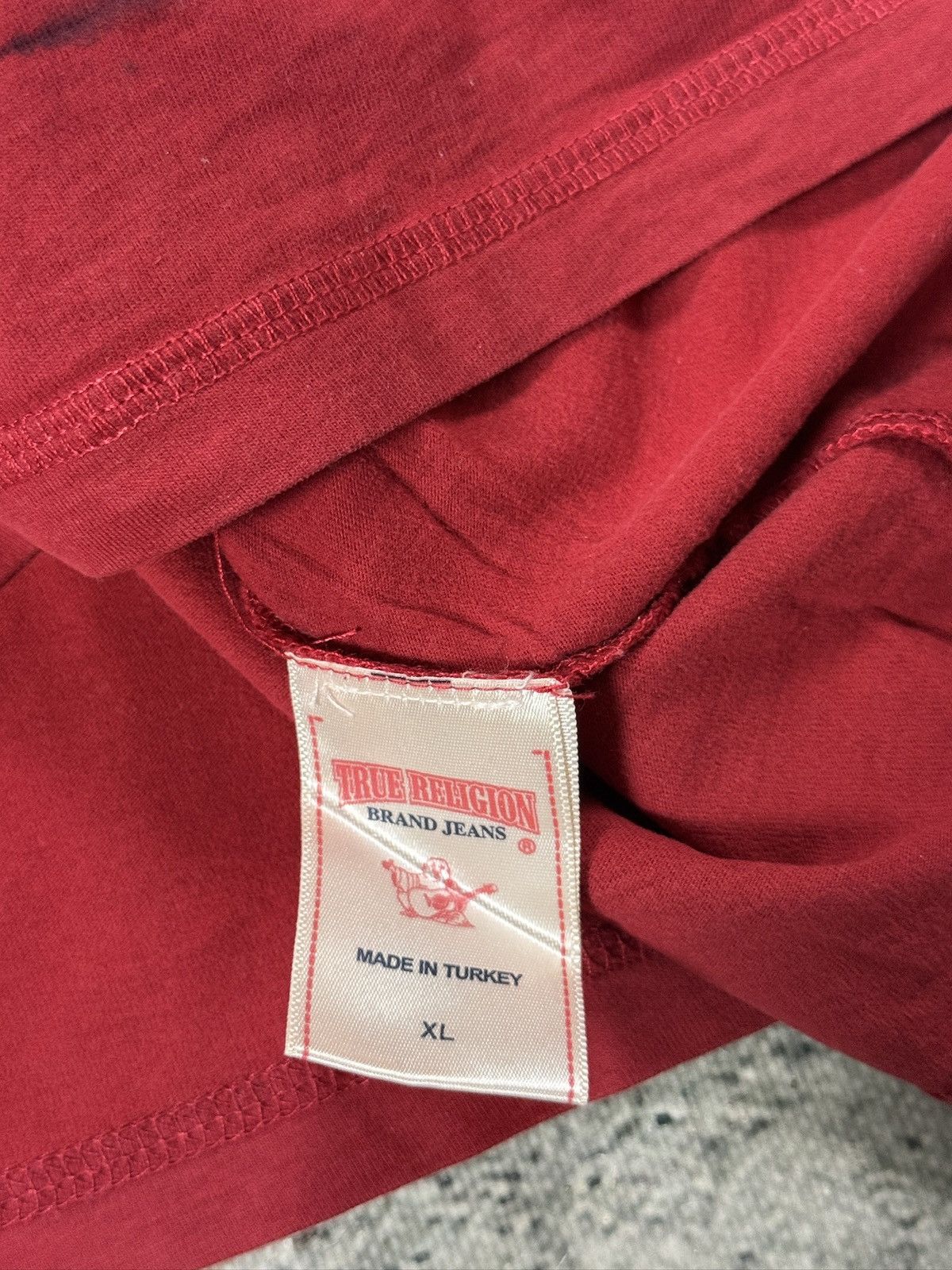 True Religion True Religion Red T-shirt logo California Size US L / EU 52-54 / 3 - 7 Thumbnail