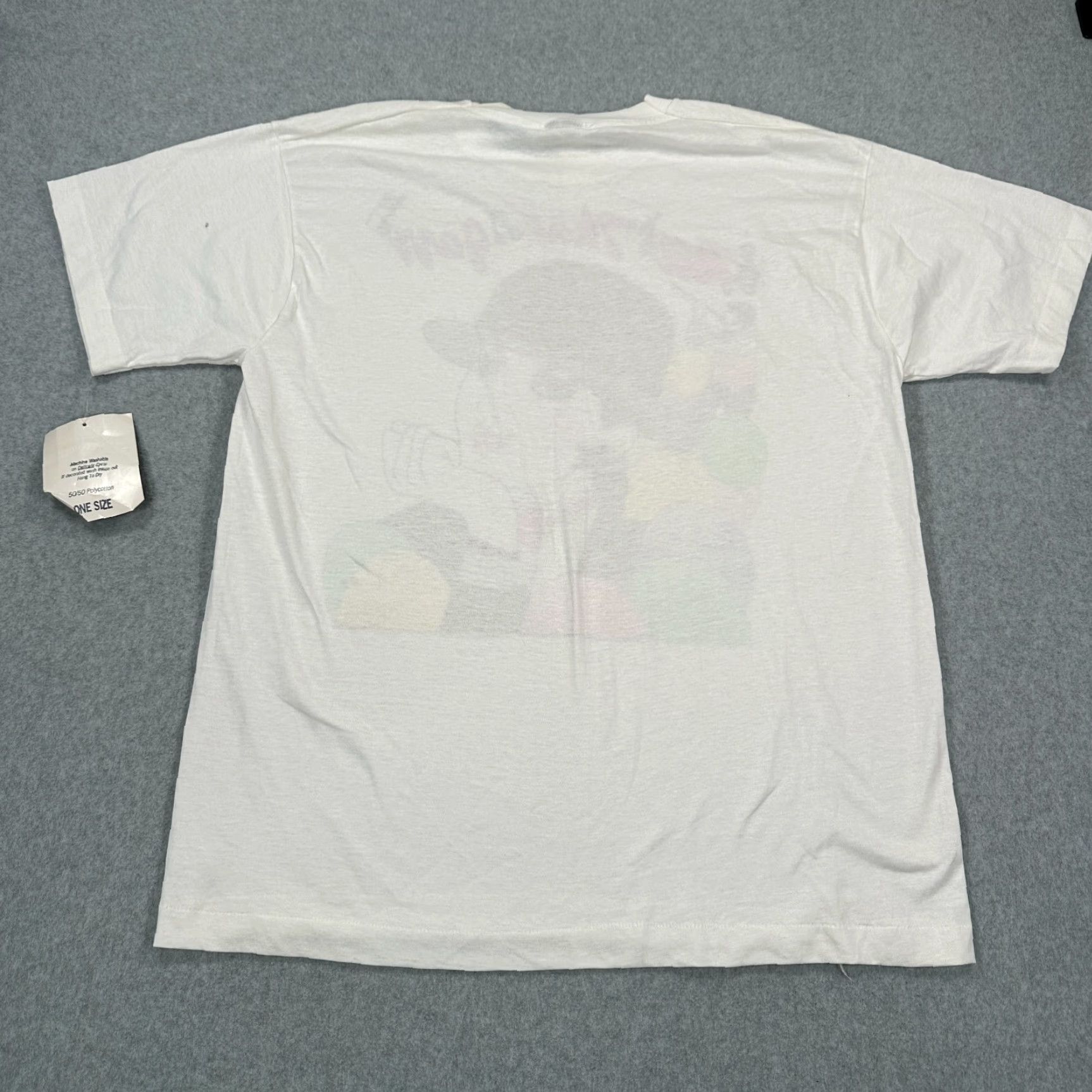 Vintage Face It T-Shirt White Women's One Size Graphic Print All That Jazz Carol Joseph Size ONE SIZE - 4 Thumbnail
