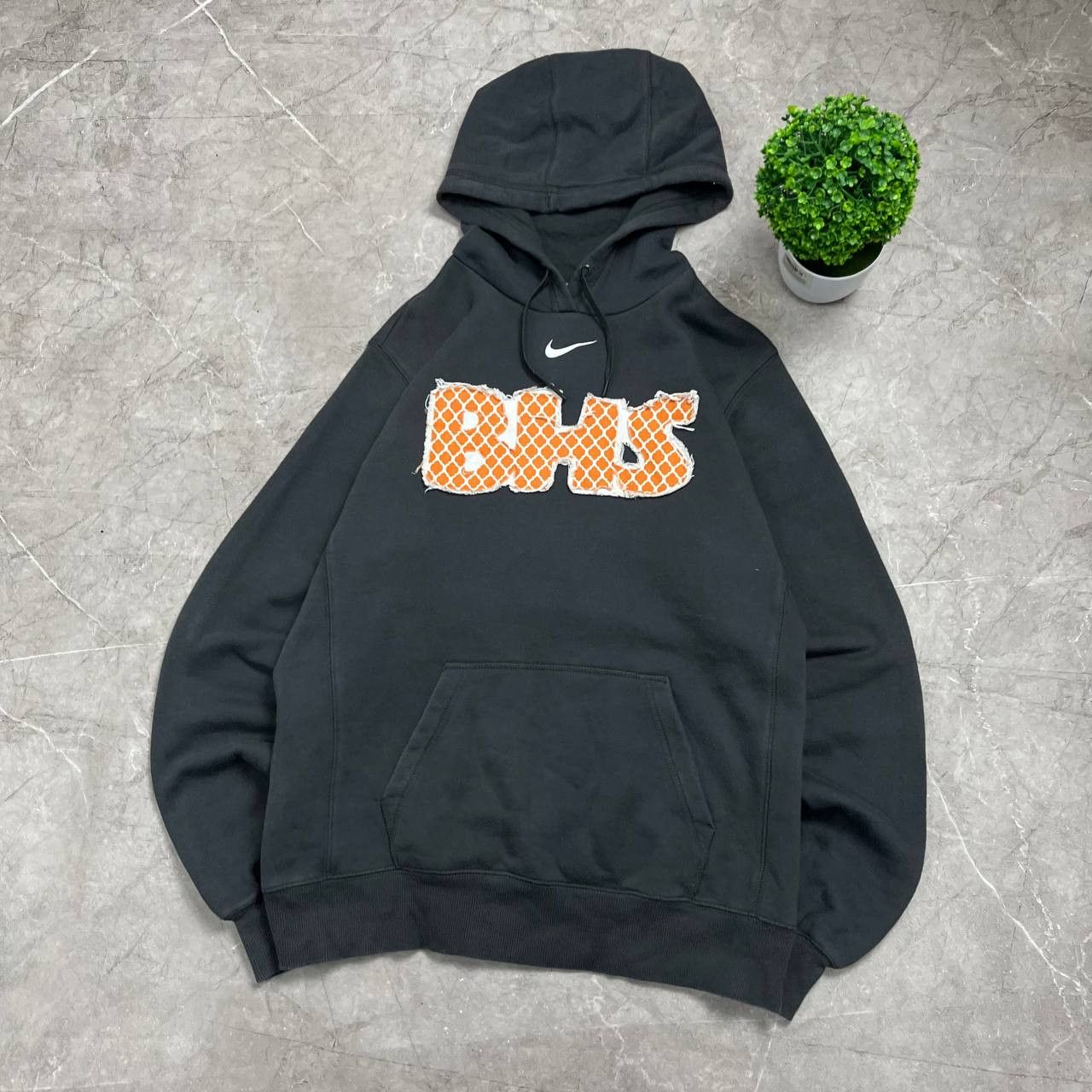 Nike Womens Nike Sportswear Handmade Hoodie Big Logo BHS Size L Size L / US 10 / IT 46 - 4 Thumbnail