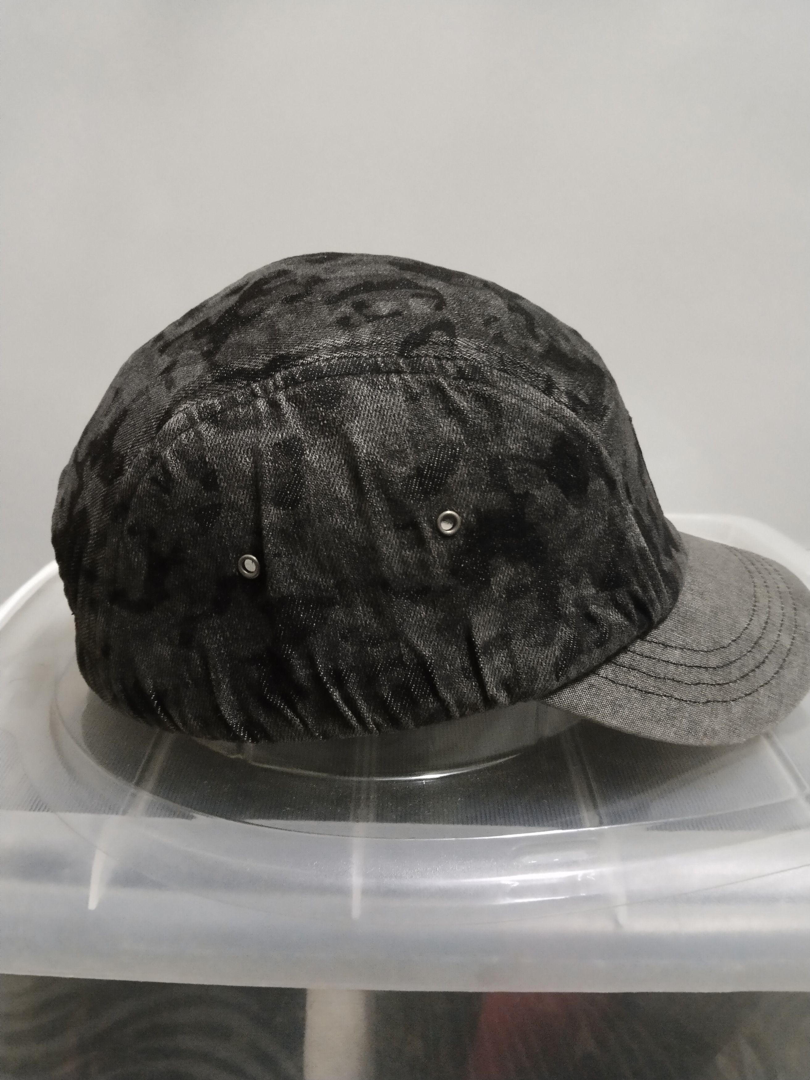 Japanese Brand RARE 5 PANEL SHORT BRIM CAP ADJUSTABLE CLIP Size ONE SIZE - 3 Thumbnail