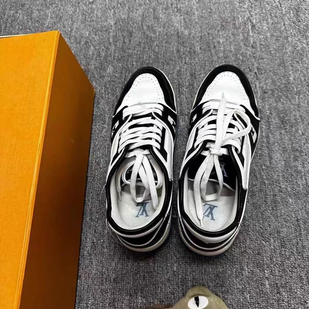 Louis Vuitton LV x Fragment Design Trainer 95 New With Box Size 41.5 Size US 8.5 / EU 41-42 - 5 Thumbnail
