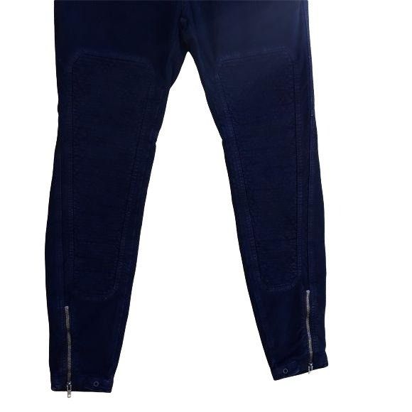 CLOSED Closed Moto Jeans Sz 25 Black Riding Quilted Knee Pads Ankle Size 25" / US 0 / IT 36 - 8 Thumbnail