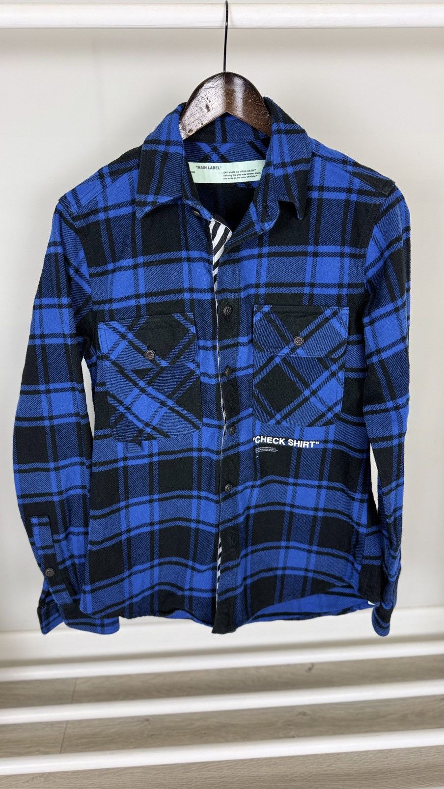 Off-White Off White Flannel Shirt Size US XS / EU 42 / 0 - 1 Thumbnail