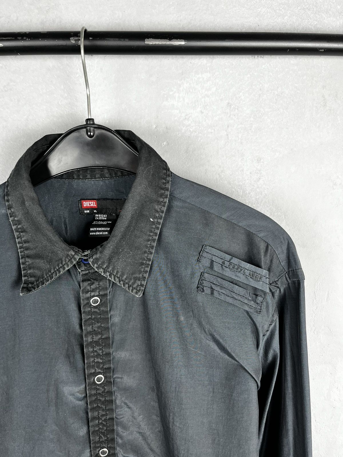 Designer × Diesel Diesel shirt avant garde vintage Size US XL / EU 56 / 4 - 2 Thumbnail