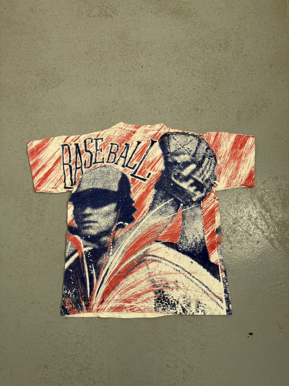 MLB Vintage90s Boston Red Sox MLB Baseball AOP Single Stitch Tee Size US L / EU 52-54 / 3 - 8 Thumbnail