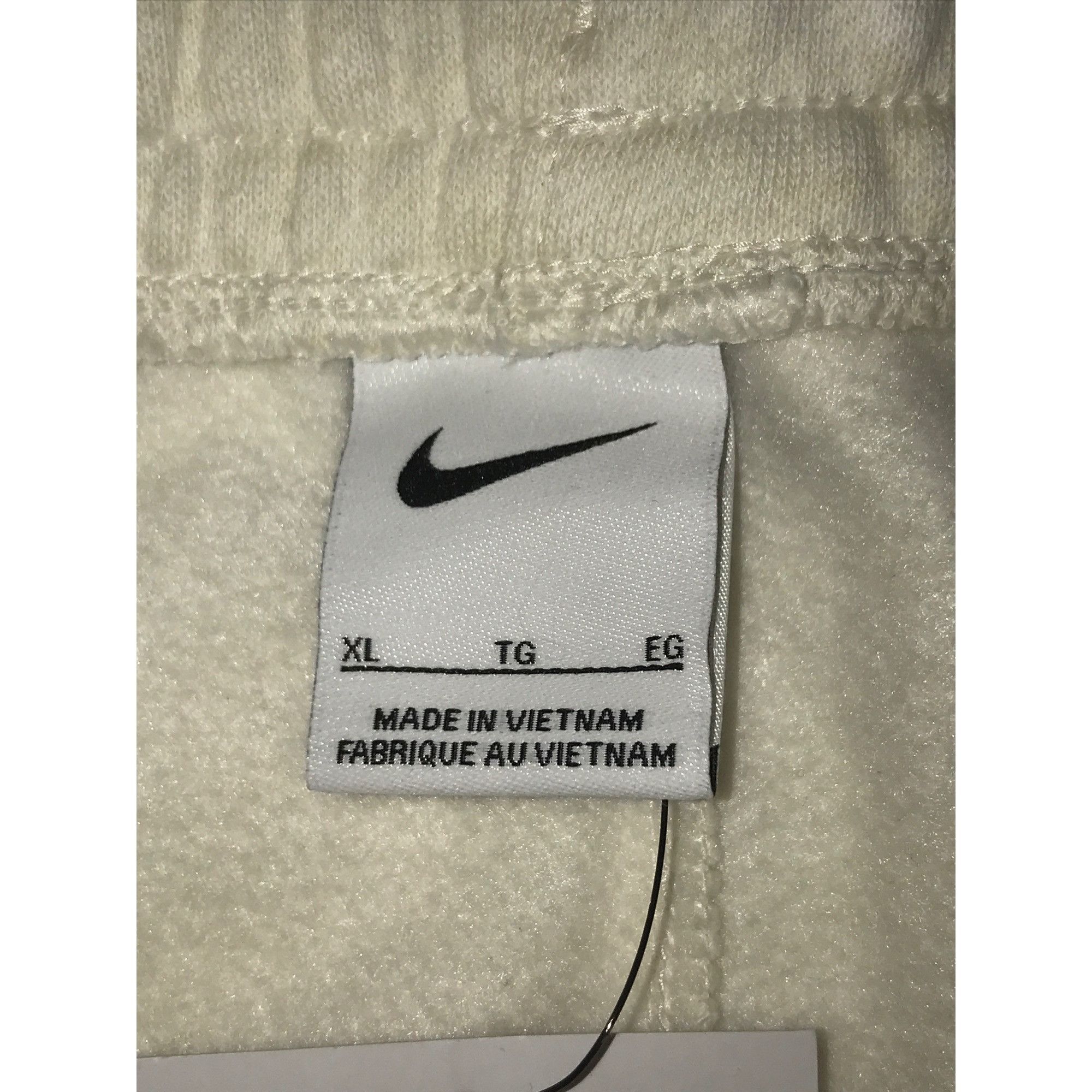 Nike Nike Mens Lebron James Cream Cotton Sweatpants Size US 36 / EU 52 - 4 Thumbnail