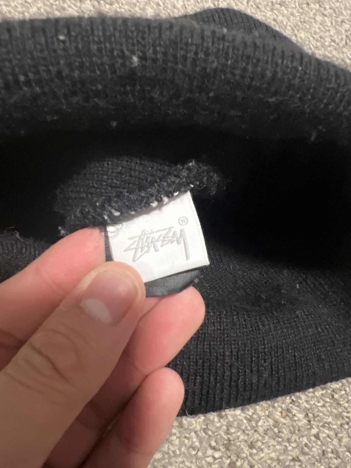 Stussy Black Stussy Beanie Size ONE SIZE - 3 Thumbnail