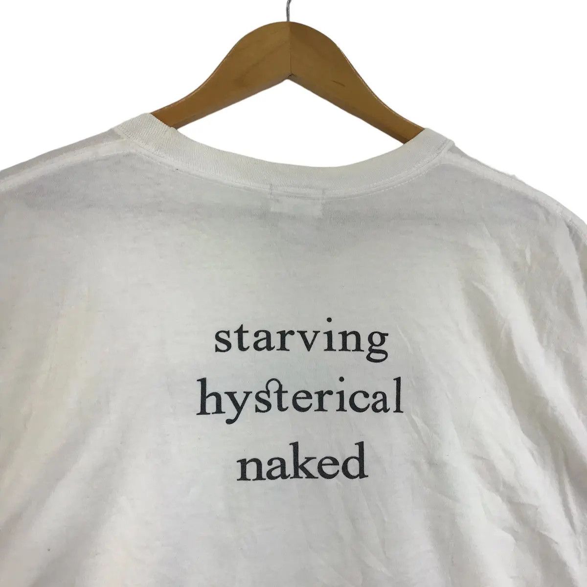Vintage Vtg HOWL ALLEN GINSBERG Starving Hysterical Naked Tee Shirt Size US L / EU 52-54 / 3 - 2 Thumbnail