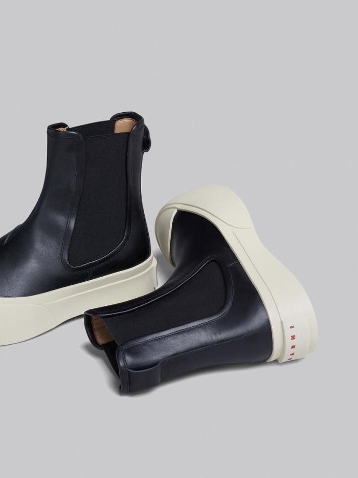Marni o1s22i1n0924 Pablo Chelsea Boots in Black Size US 12 / EU 45 - 4 Thumbnail