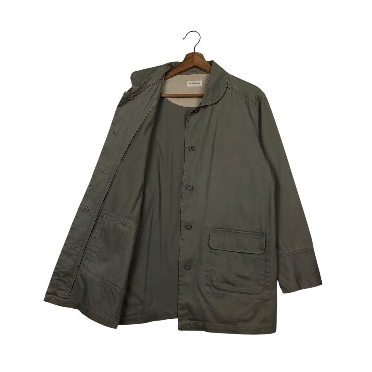 Japanese Brand × Vintage 📌Vtg Chore Work Jacket Button One Shot Dreams Issey Miyake Size US M / EU 48-50 / 2 - 12 Thumbnail