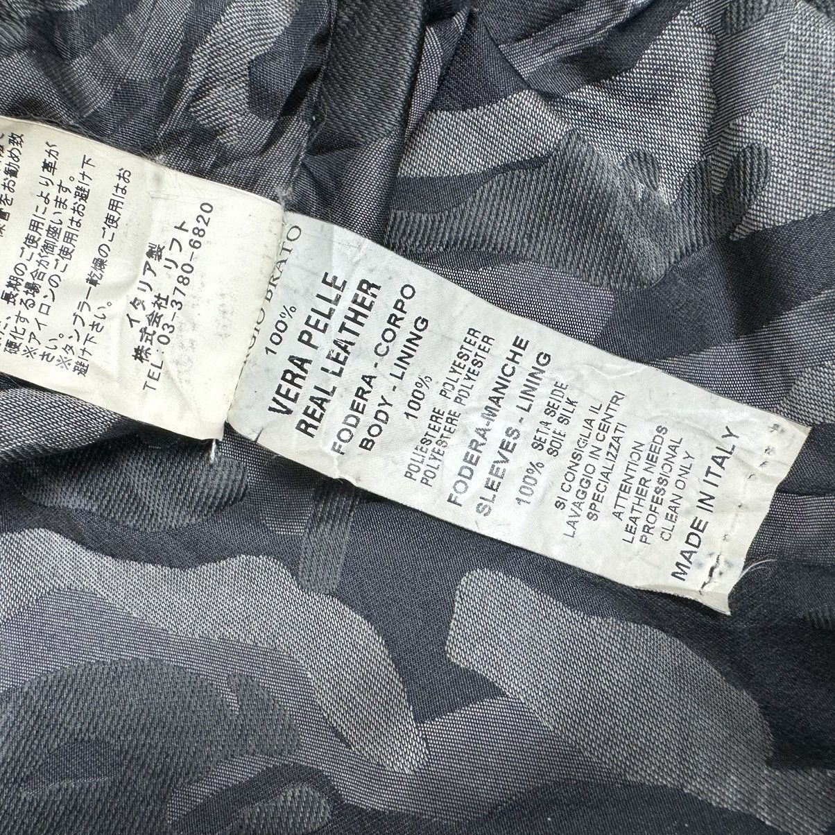 Giorgio Brato 🌟GIORGIO BRATO ITALY CAMO INSIDE LEATHER VEST Size US M / EU 48-50 / 2 - 11 Thumbnail