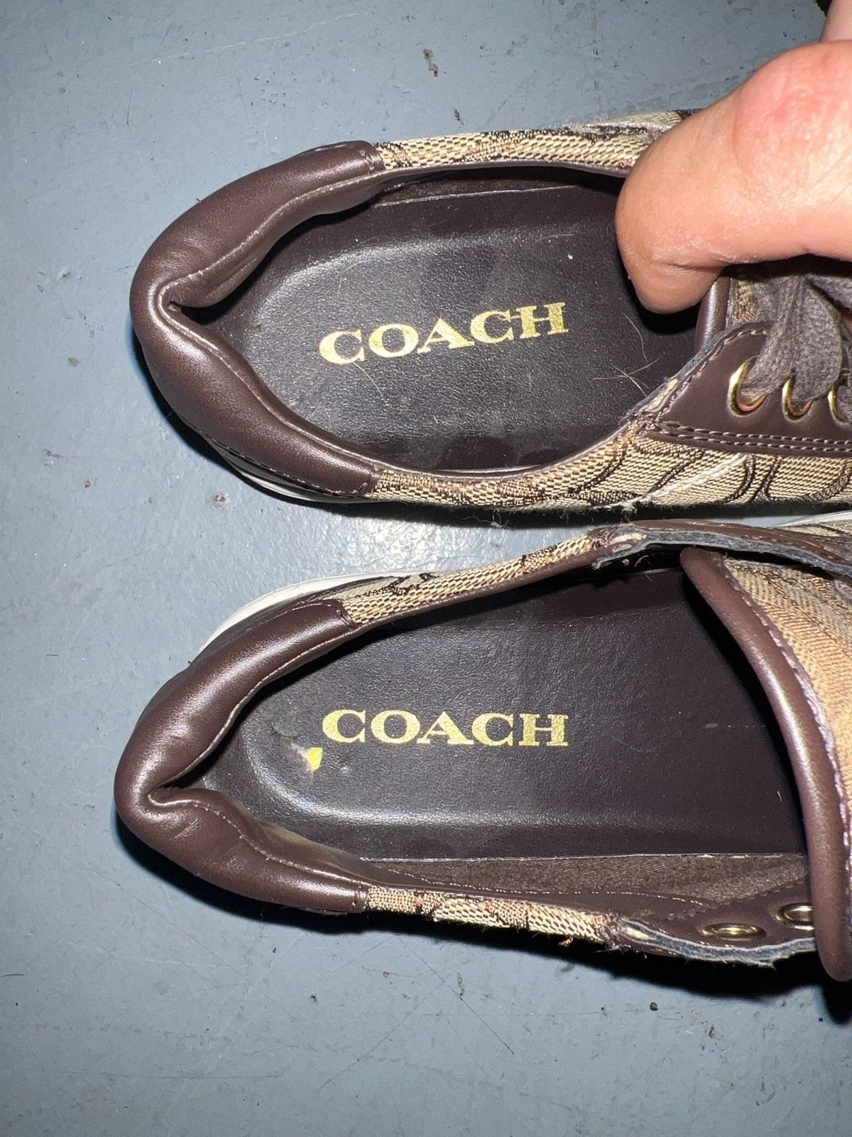 Coach Coach Paddy All-Over Monogram Low-Top Sneakers Size US 5 / IT 35 - 10 Thumbnail