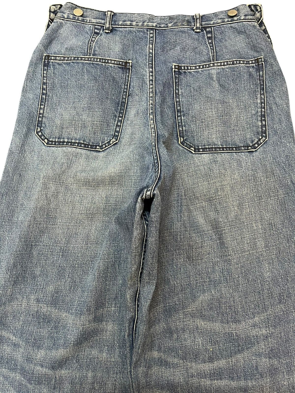 Japanese Brand × Vintage Vintage Macphee Double Side Button Baggy Denim Size US 27 - 8 Thumbnail