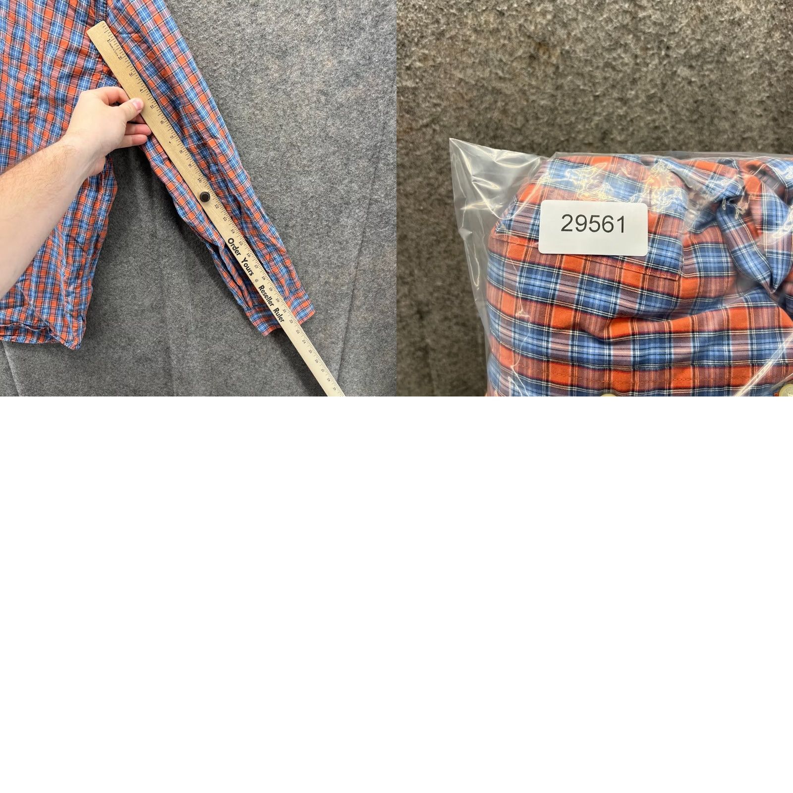 Tommy Hilfiger VINTAGE Tommy Hilfiger Dress Shirt Men 2XL Orange Blue Button Down Classic Madras Plaid Shirt Women? Size 48R - 9 Thumbnail