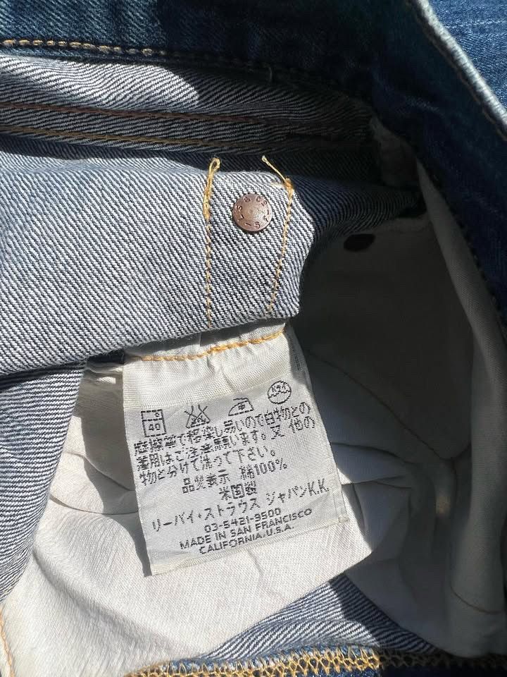 Levi's Vintage Big E levis S501XX 555 button Size US 29 - 6 Thumbnail