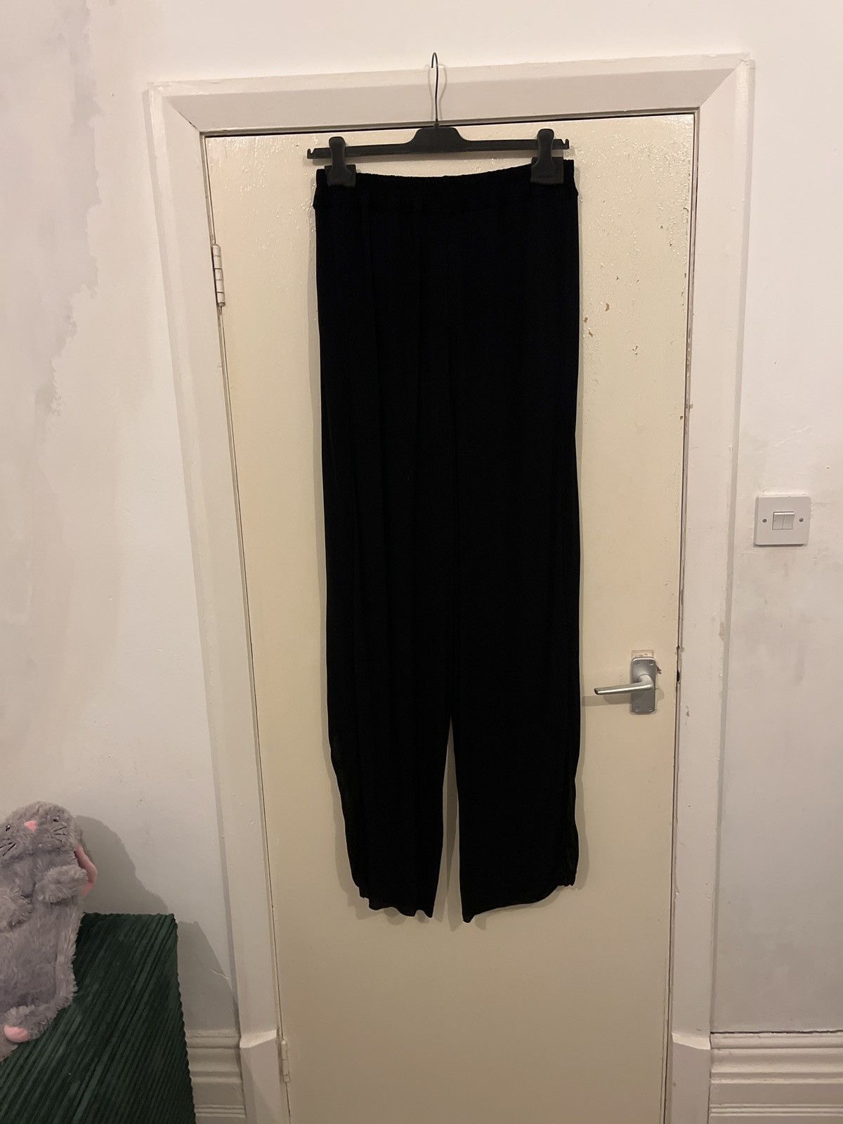 Rick Owens Rick Owens Lido S/S 24 Extra length Cupro track pants Size US 32 / EU 48 - 2 Thumbnail