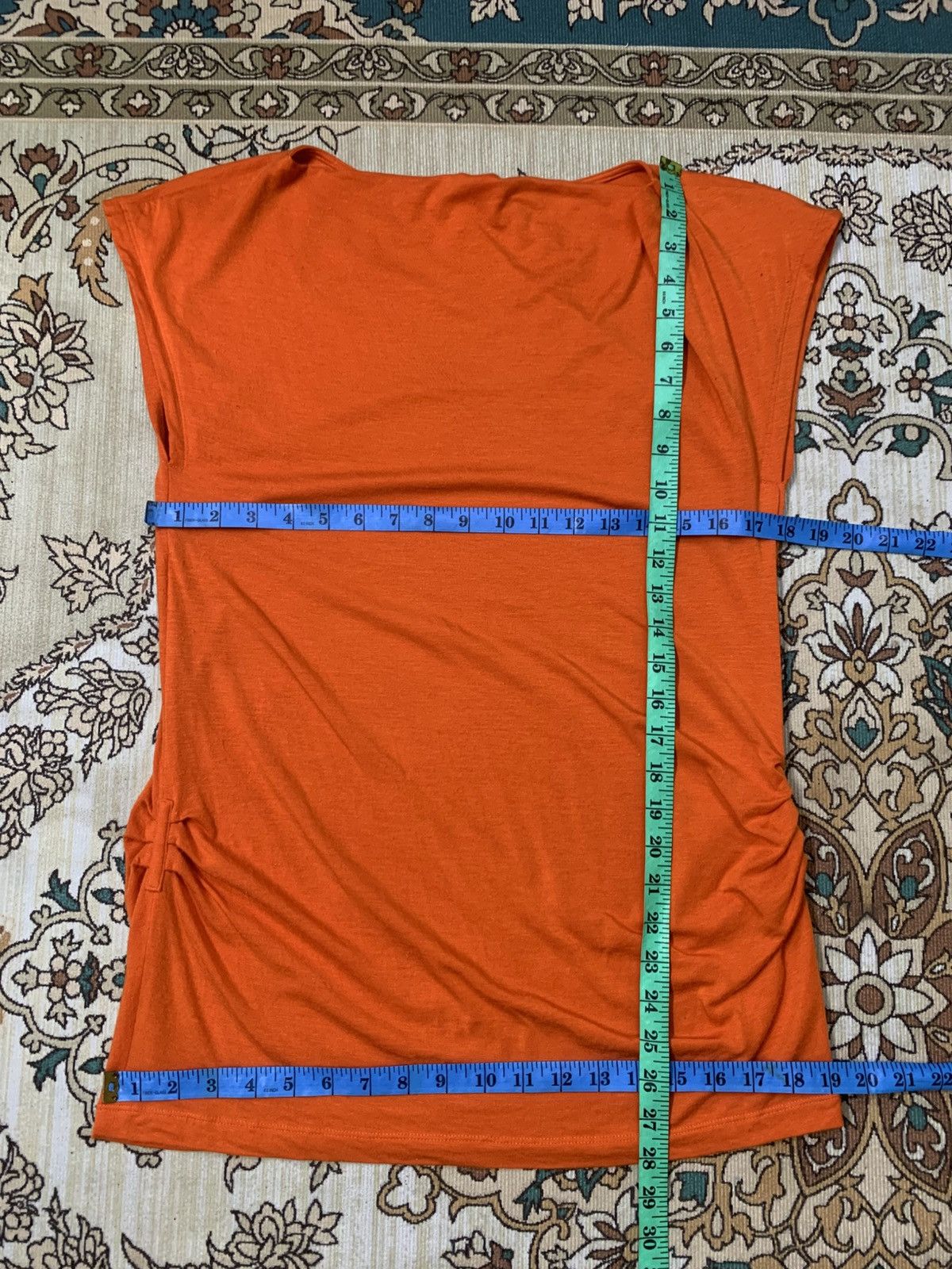 Issey Miyake ISSEY MIYAKE Lyocell Tunic Top IM93JK563 Orange 2 Size M / US 6-8 / IT 42-44 - 18 Thumbnail