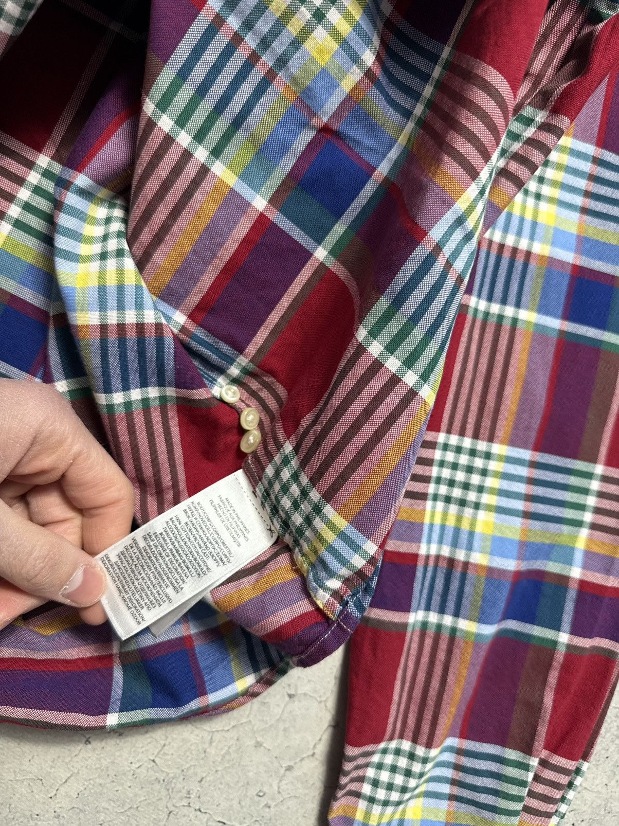 Polo Ralph Lauren Polo Ralph Lauren Checked Button Up Shirt Size L PRL Size US L / EU 52-54 / 3 - 8 Thumbnail