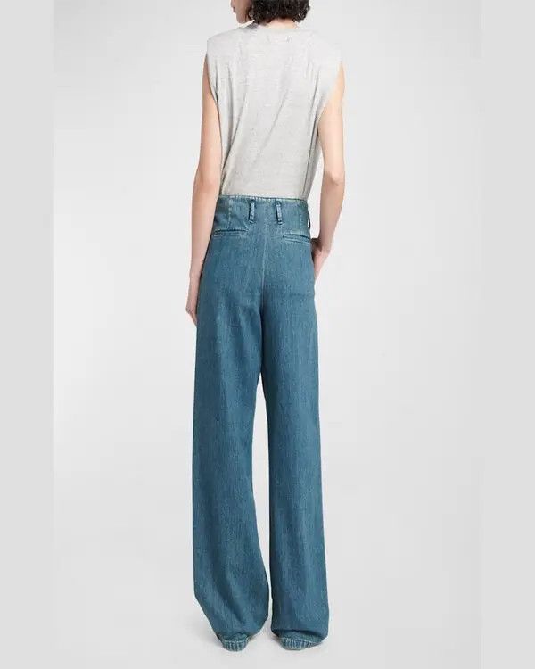 Golden Goose o1y0725 Denim Pant in Blue Size 27" / US 4 / IT 40 - 6 Thumbnail