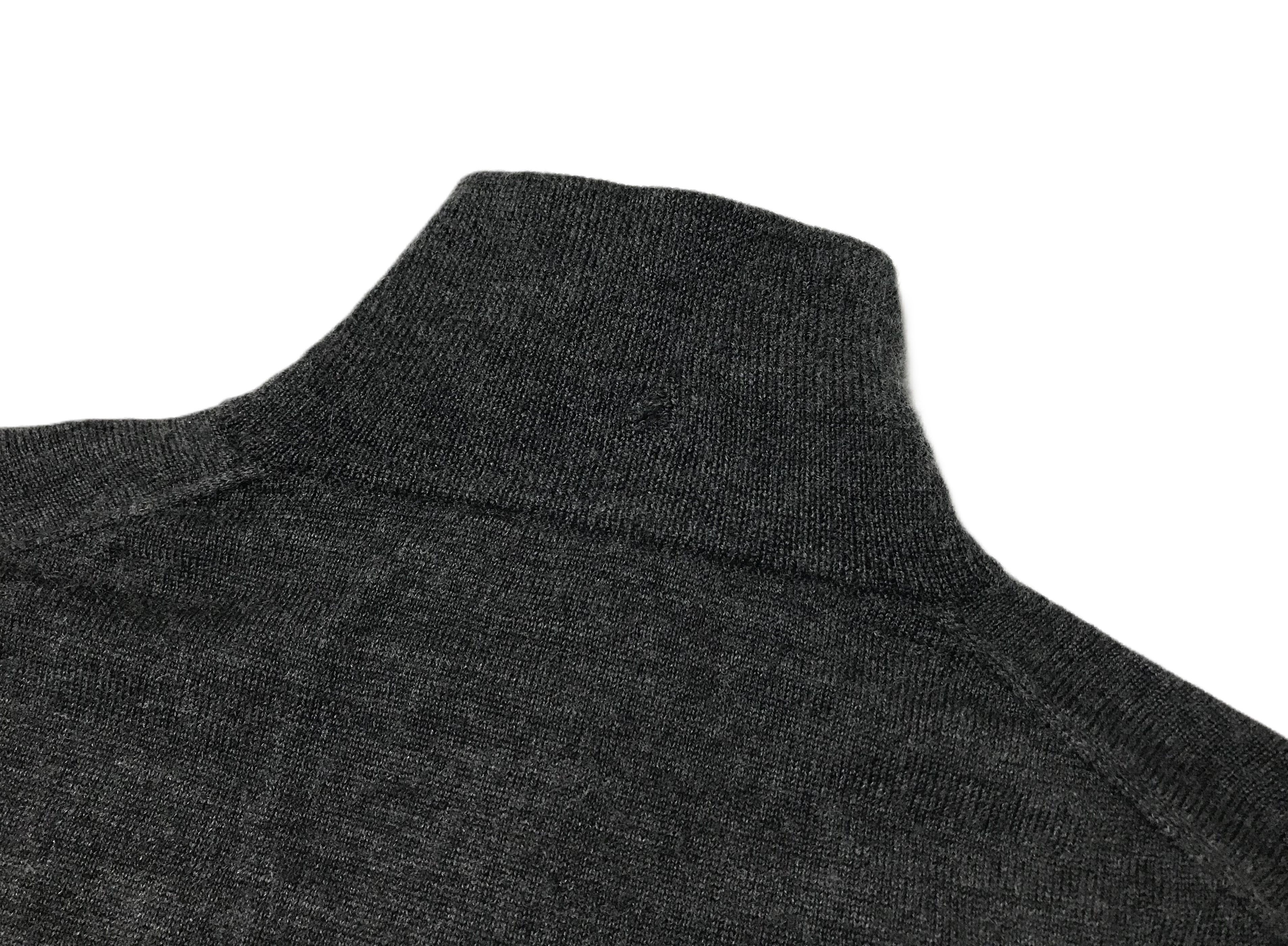 Valentino Valentino Wool 1/4 Zip Jumper Mens Sz L Gray Size US M / EU 48-50 / 2 - 6 Thumbnail