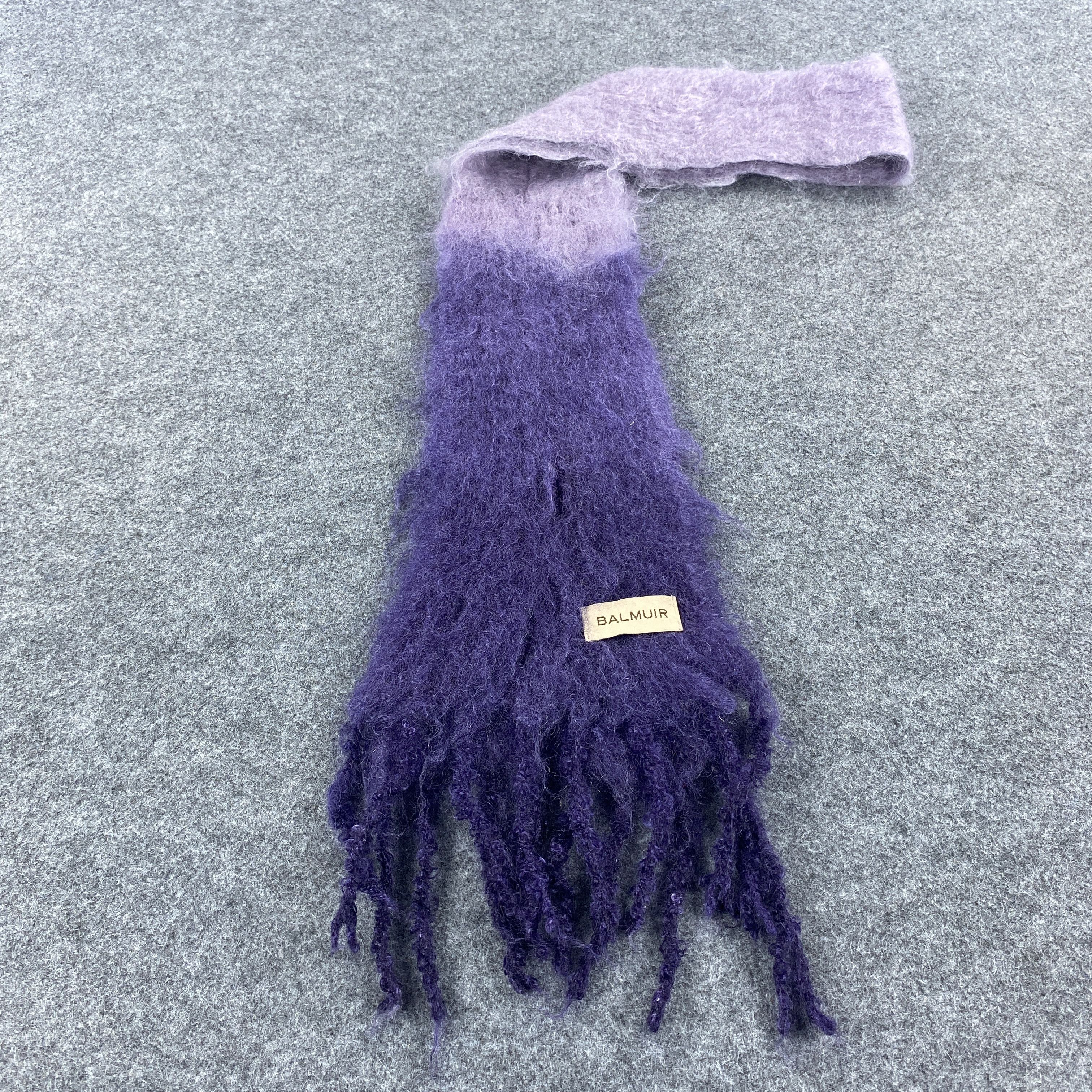 Vintage BALMUIR MOHAIR Scarf # Muffler # Neckwear # D469 Size ONE SIZE - 5 Thumbnail