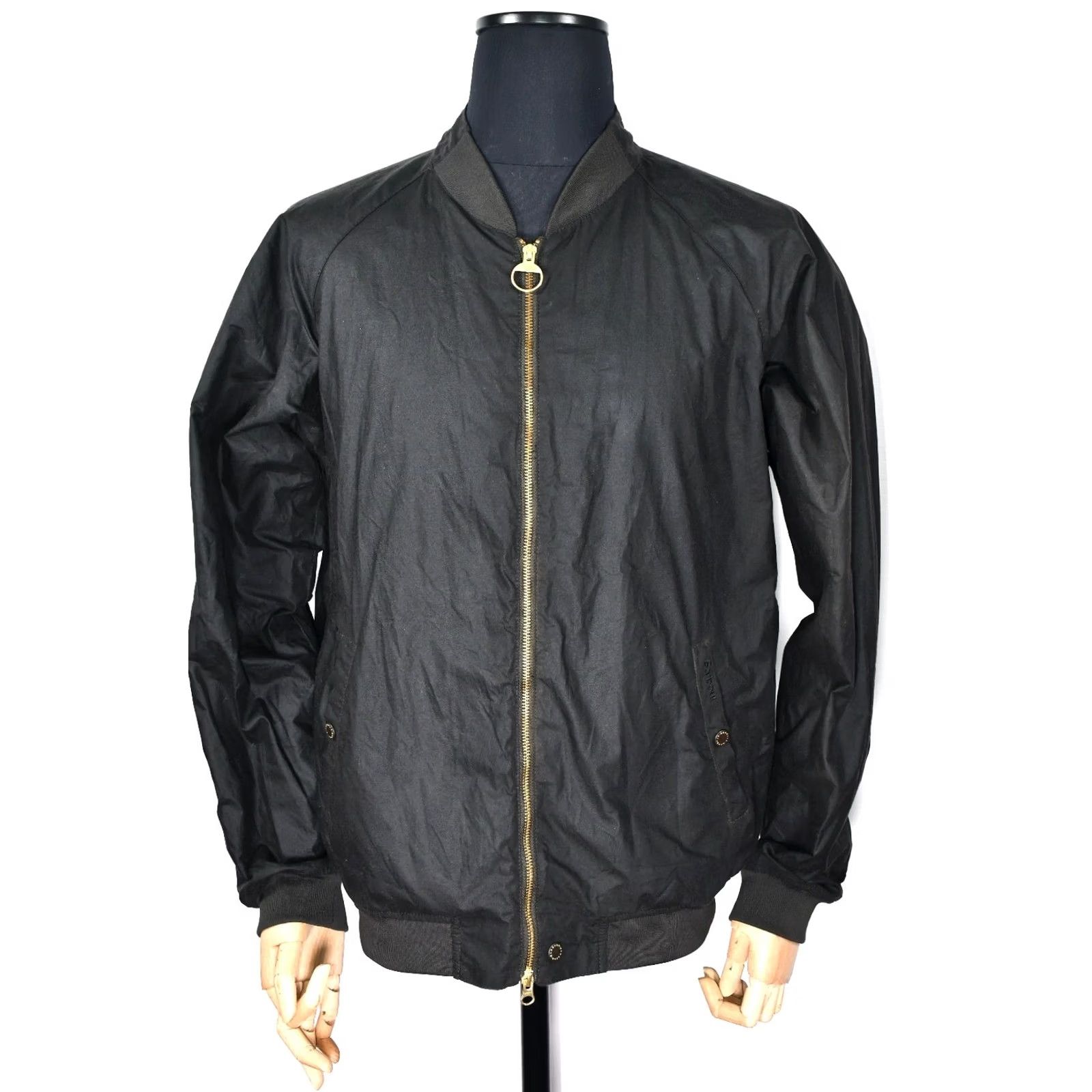 Barbour Barbour Silsden Waxed Jacket Bomber Men's XL Barbour Silsden Waxed Jacket Bomber Jacket XL Men Brown Size US XL / EU 56 / 4 - 2 Thumbnail