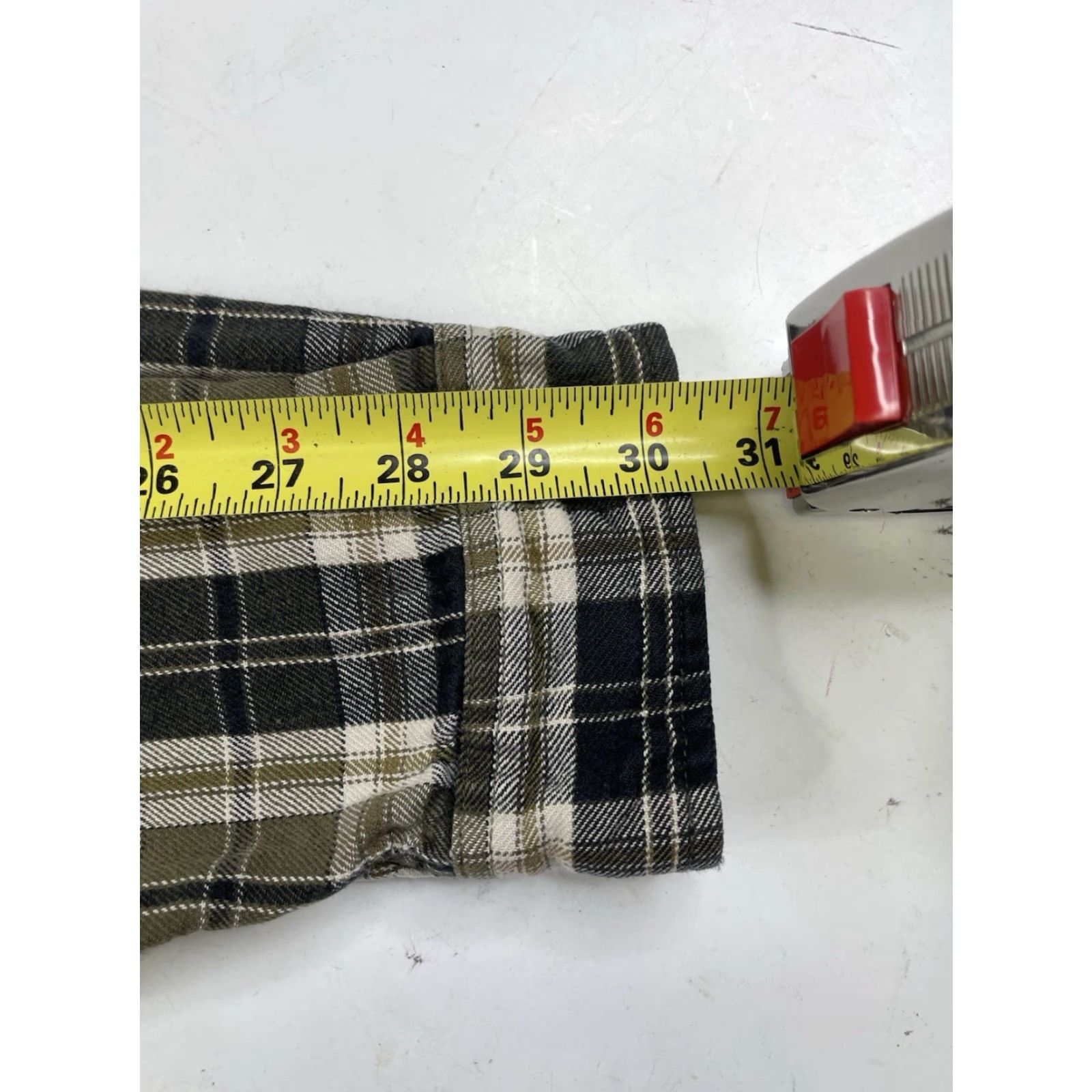Carhartt VINTAGE Carhartt Shirt Plaid Long Sleeve Mid-Weight Flannel Green ARG XL Mens Button-Up Pockets Outdoor Decade? Size US XL / EU 56 / 4 - 4 Thumbnail