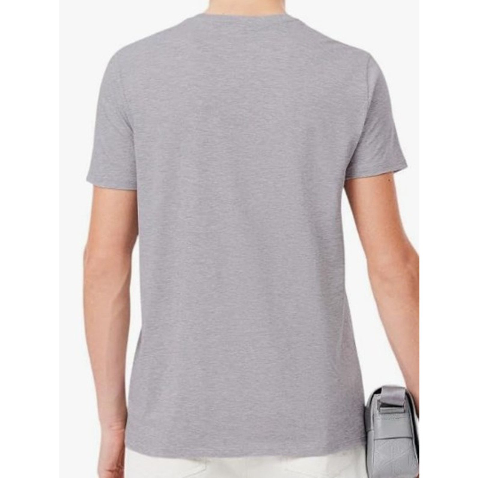 Lacoste Lacoste Men's Cotton Pima T-Shirt, Silver Grey Chine Small Size US S / EU 44-46 / 1 - 3 Thumbnail