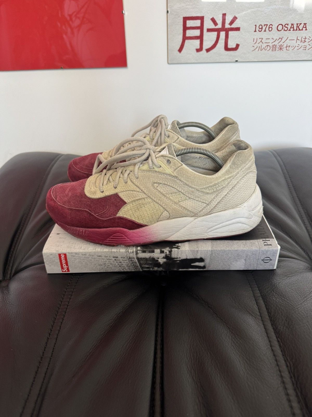 Kith Ronnie Fieg x Puma Tokyo Sakura Project Kith Collab Sneakers Size US 8 / EU 41 - 4 Thumbnail