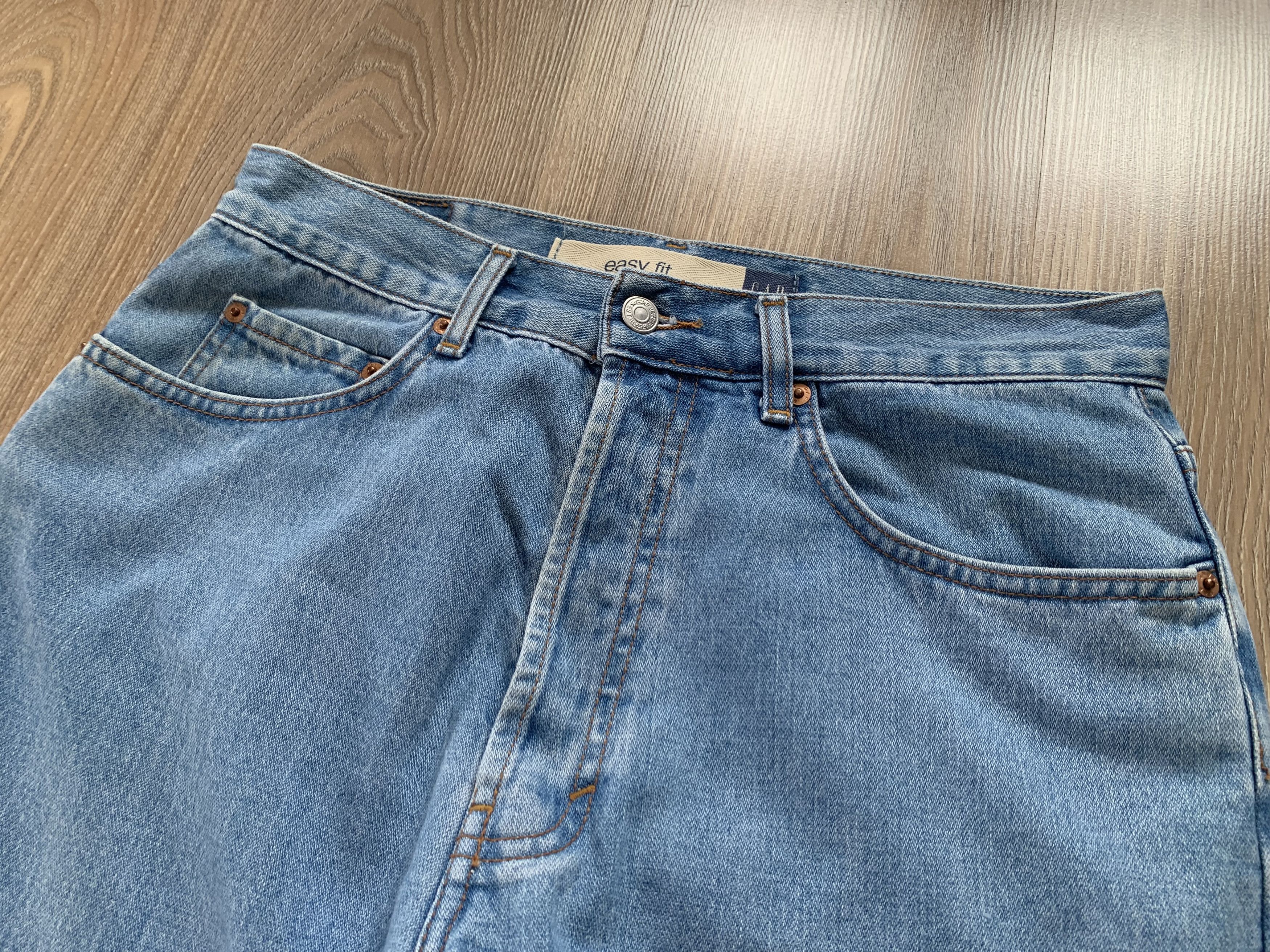 Gap Gap Easy Fit Light Blue Jeans Size US 32 / EU 48 - 4 Thumbnail