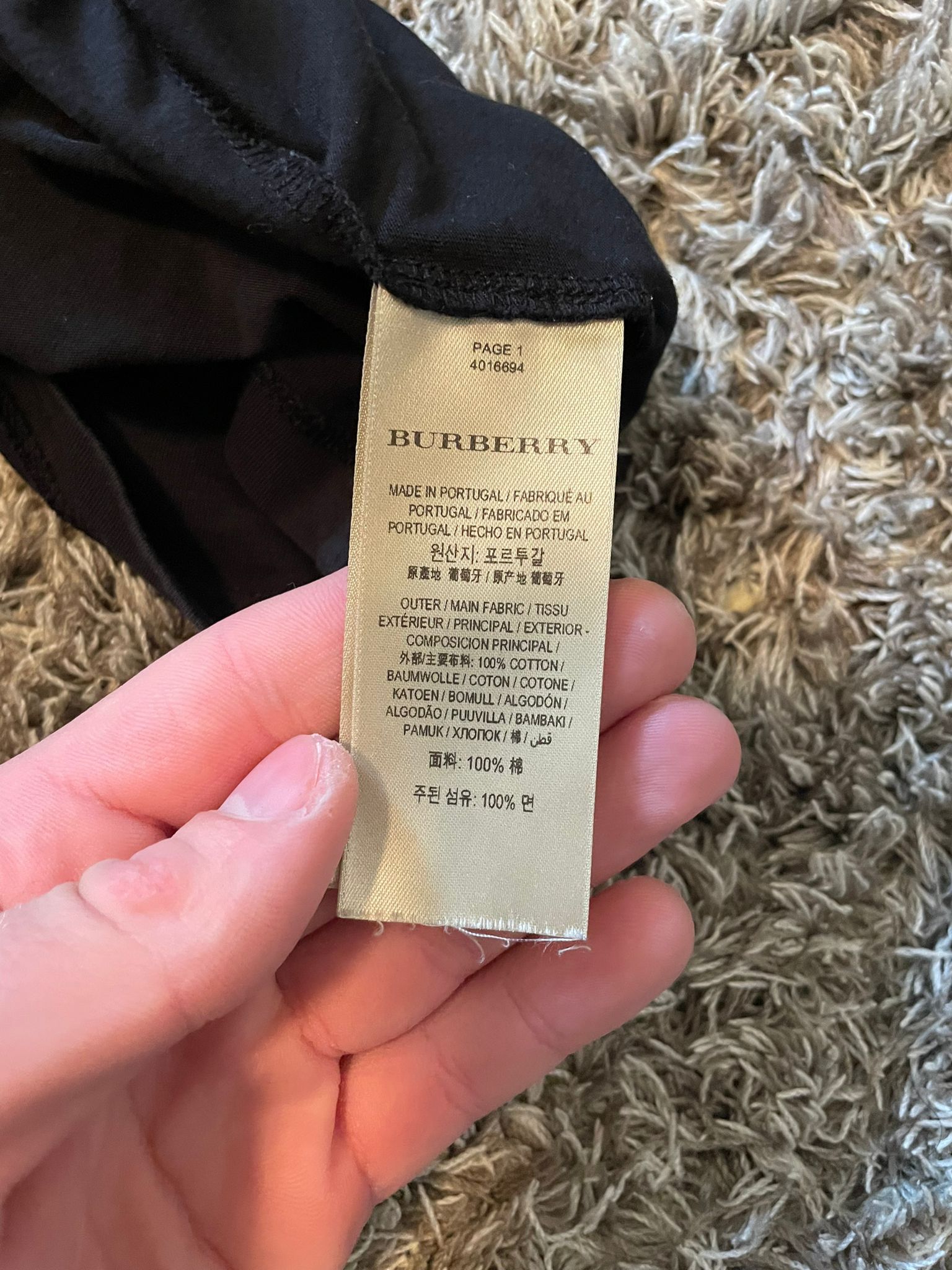 Burberry Burberry Brushstroke T-Shirt Size US S / EU 44-46 / 1 - 5 Thumbnail