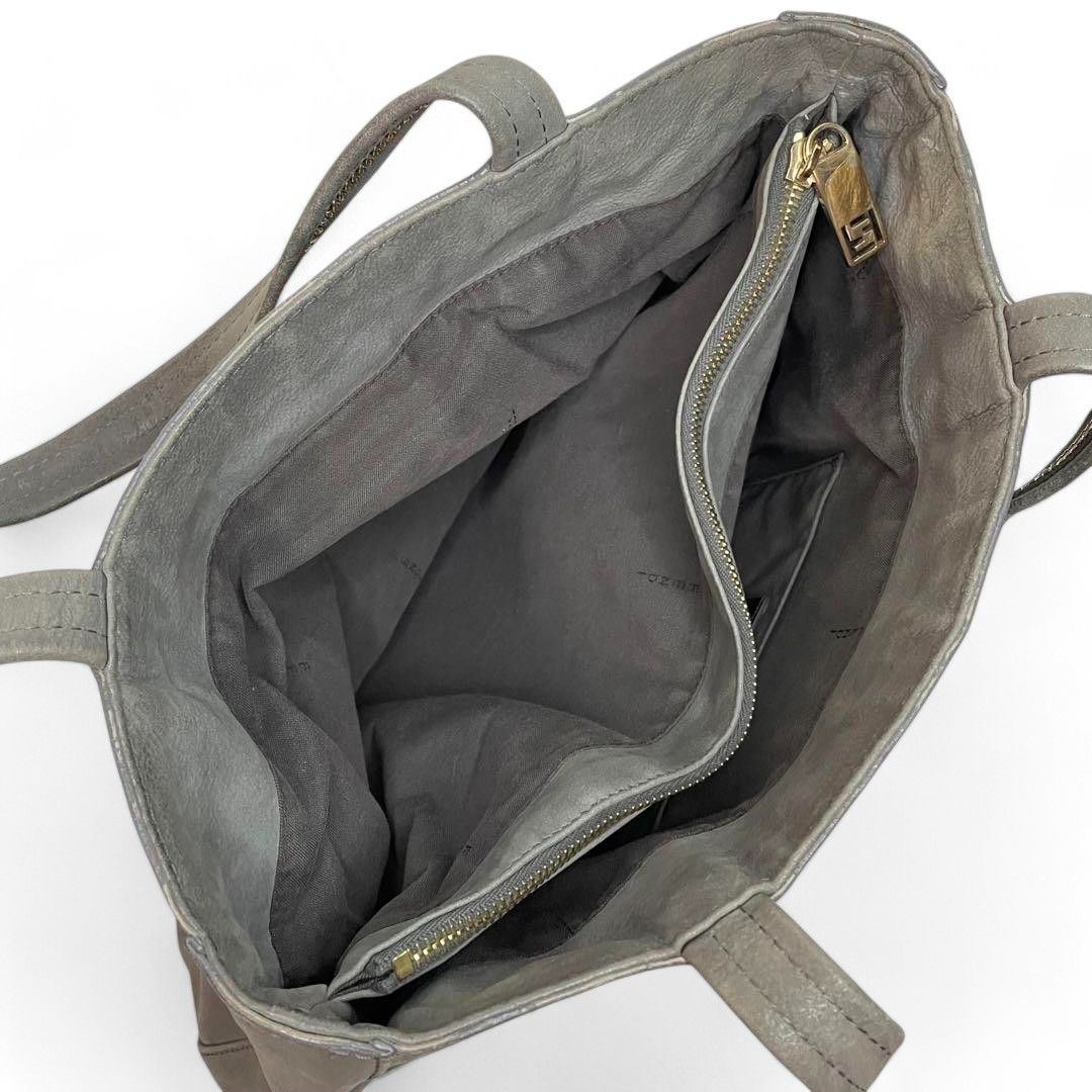 Fendi Fendi - Gray Handbag Leather Shoulder Bag Silver Hardware Size ONE SIZE - 7 Thumbnail