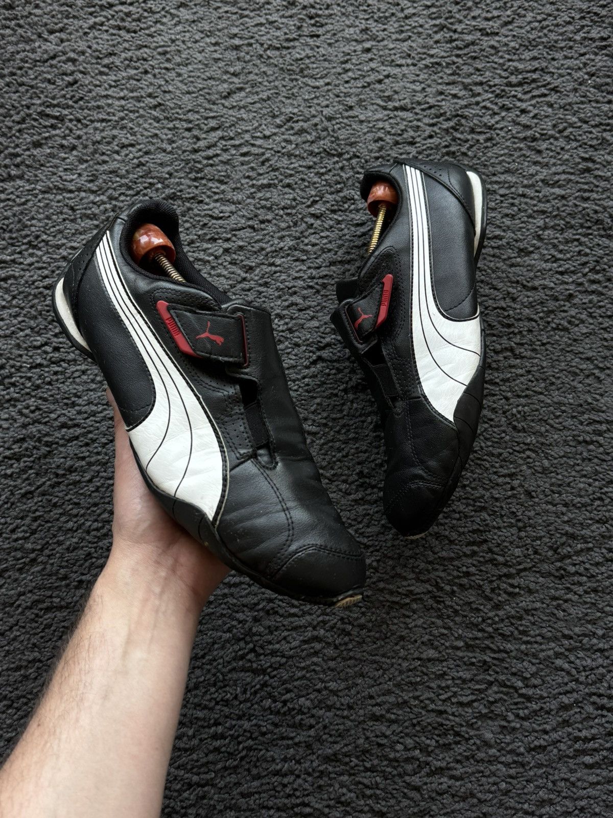 Puma × Vintage Vintage Puma Speedcat OG Y2k Low Top Suede Black Trainers Size US 11 / EU 44 - 3 Thumbnail