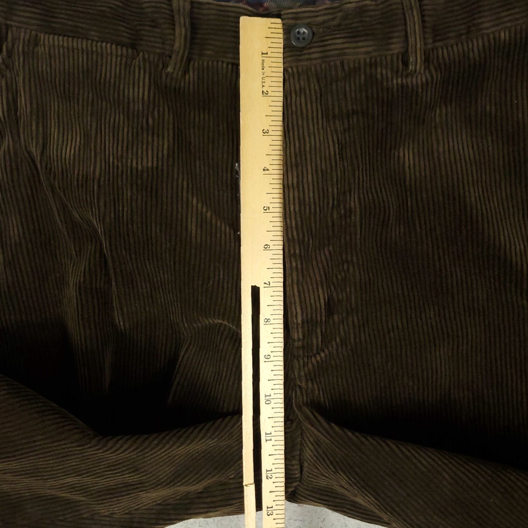Polo Ralph Lauren Ralph Lauren Pants Mens 36x30 Brown Corduroy Slash Pockets Straight Leg Chino Size US 36 / EU 52 - 4 Thumbnail