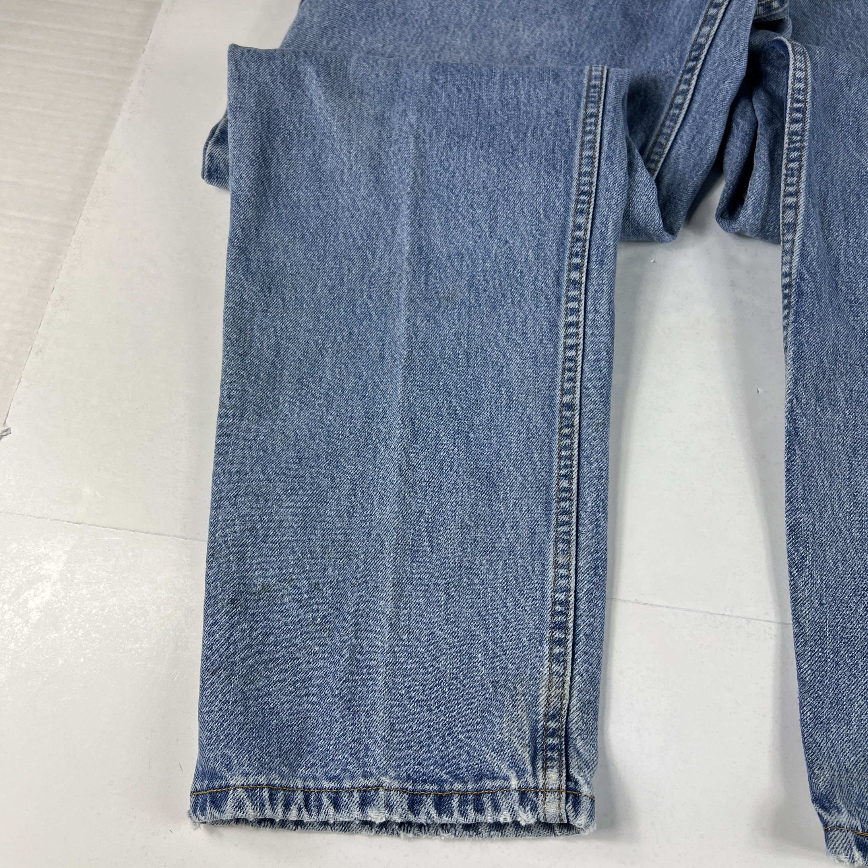 Levi's × Vintage Y2K Levi's Jeans 550 Relaxed Blue Faded Cotton Denim Size US 36 / EU 52 - 8 Thumbnail