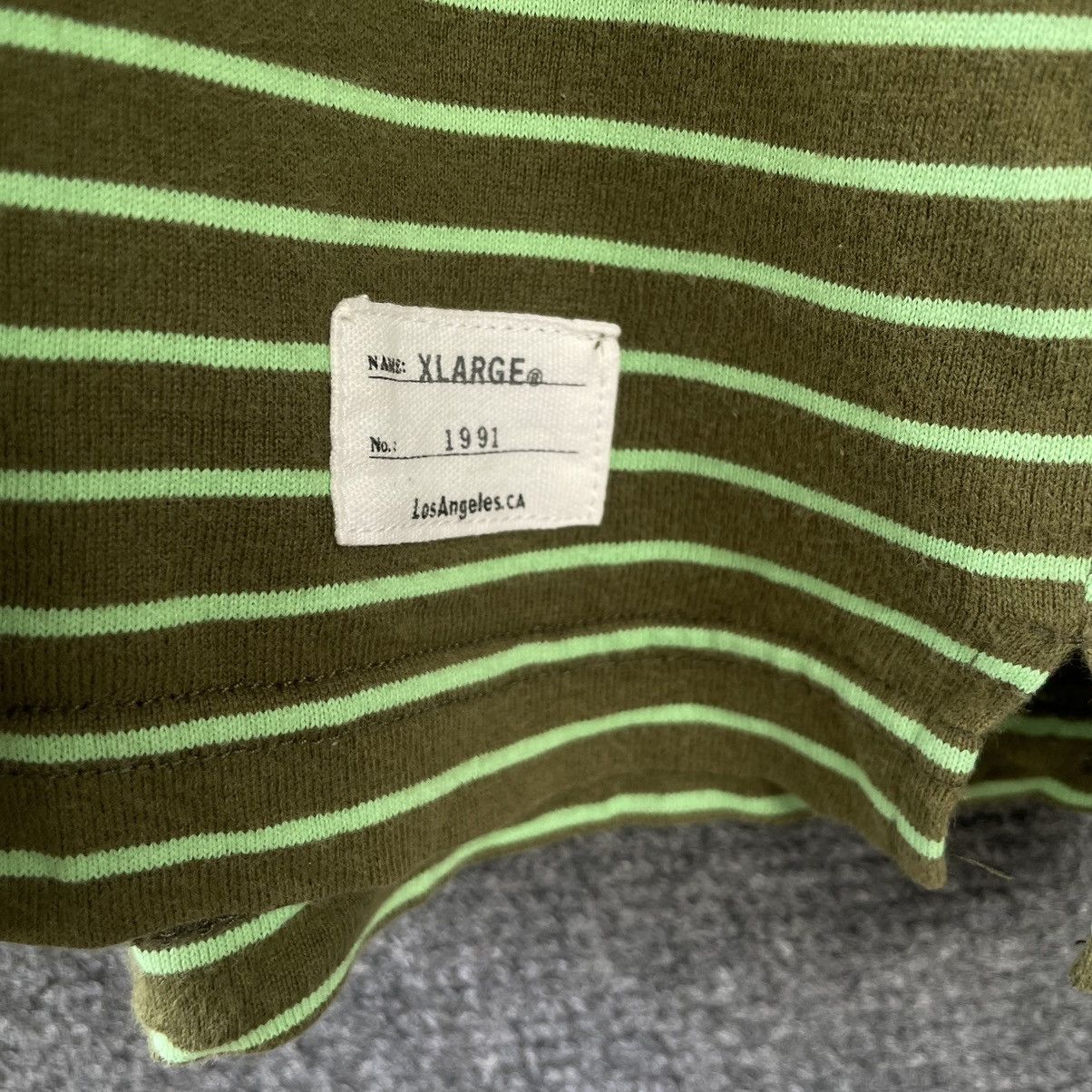 X-LARGE × Xlarge X Large Made in Japan Stripes Skater T Shirt Size US XL / EU 56 / 4 - 4 Thumbnail