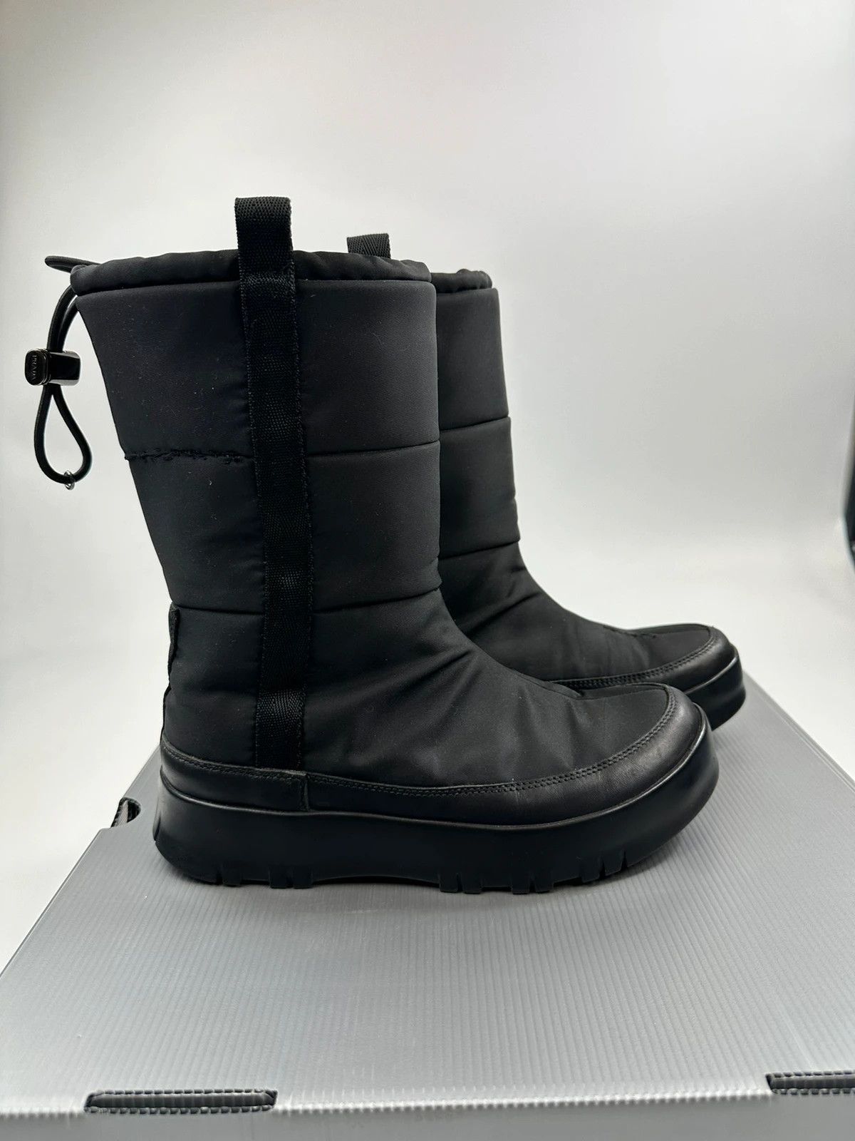 Prada Prada Sport FW1999 Black Moon Boots Ski Snow Chunky Sole Size US 8 / IT 38 - 3 Thumbnail