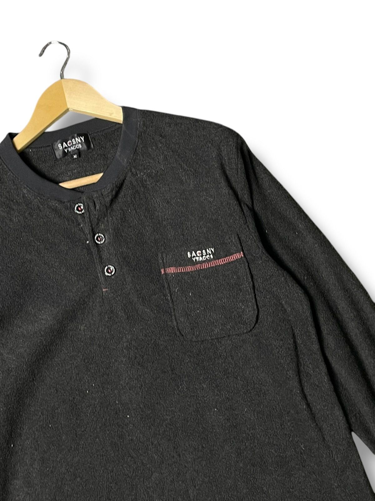 Japanese Brand × Y's × Yohji Yamamoto Ysaccs x Yohji Yamamoto Fleece Sweater (73) Size US M / EU 48-50 / 2 - 2 Thumbnail