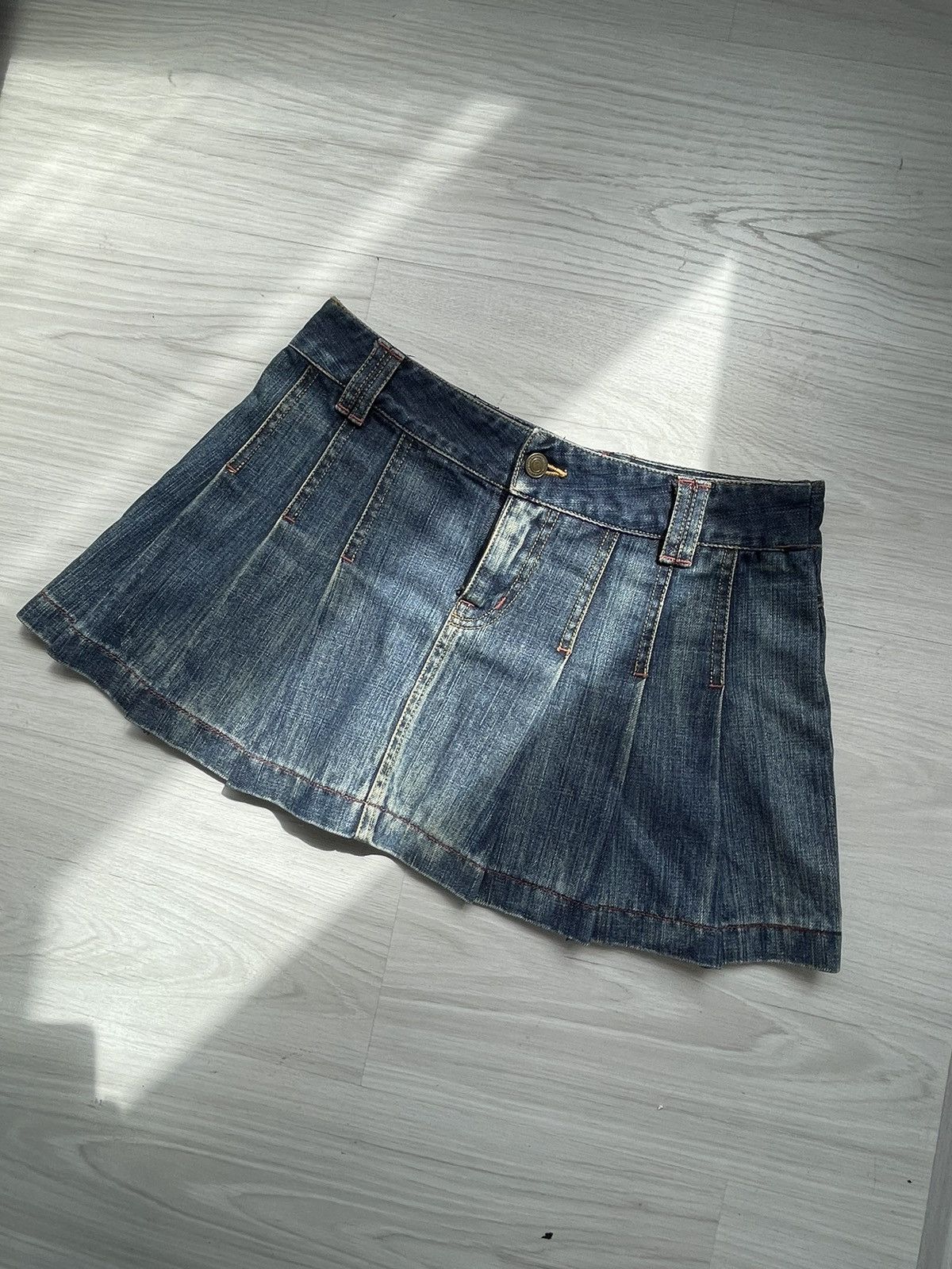 Vintage y2k denim skirt Size 26" / US 2 / IT 38 - 3 Thumbnail
