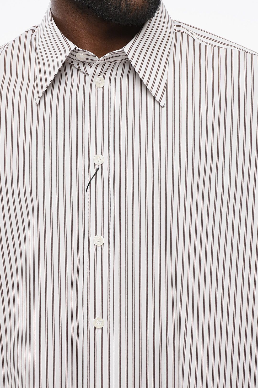Dolce & Gabbana og1mm0825 Popeline Cotton Shirt in White Size US S / EU 44-46 / 1 - 4 Thumbnail