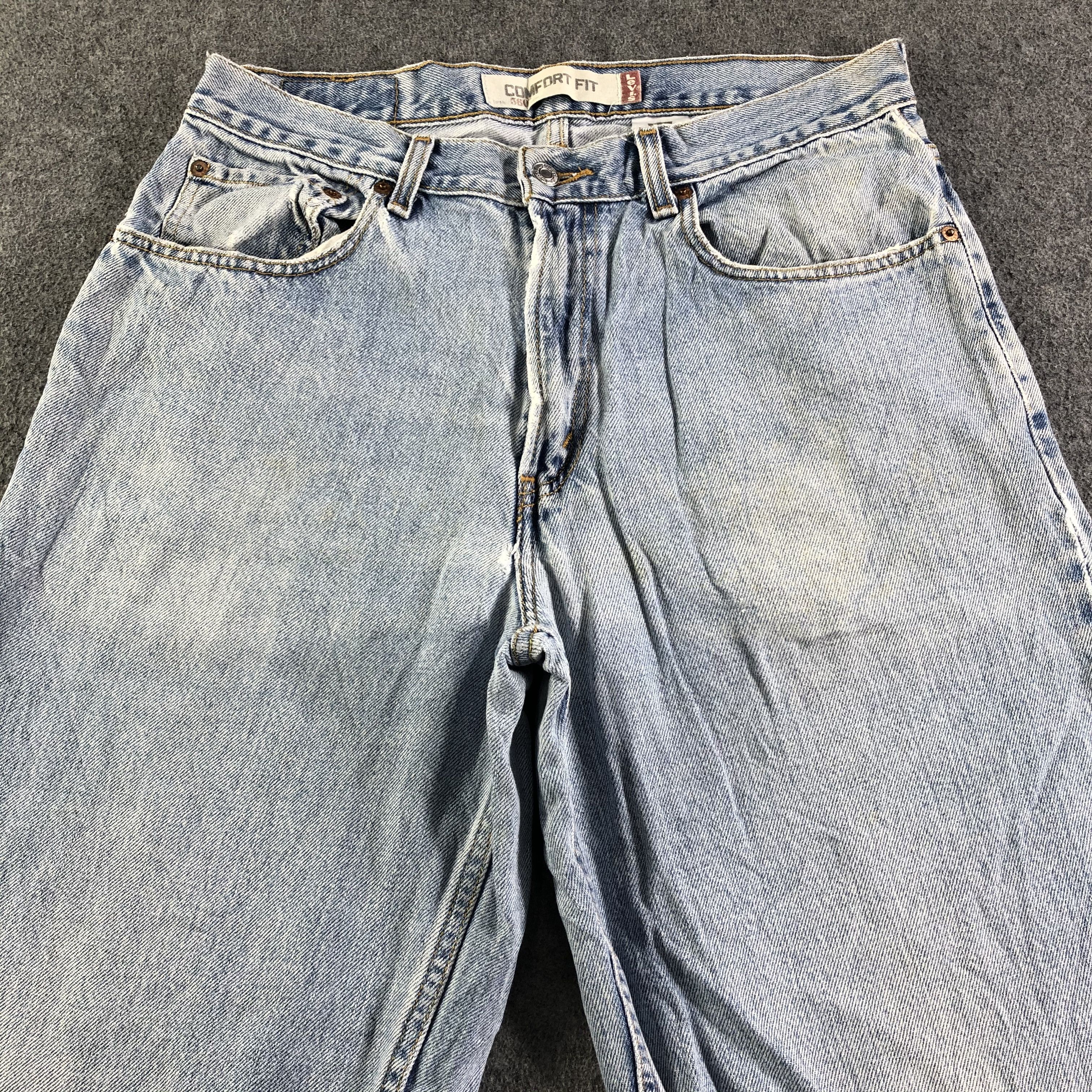 Levi's Vintage Blue Wash Levis 560 Jeans-J3125 Size US 33 - 3 Thumbnail