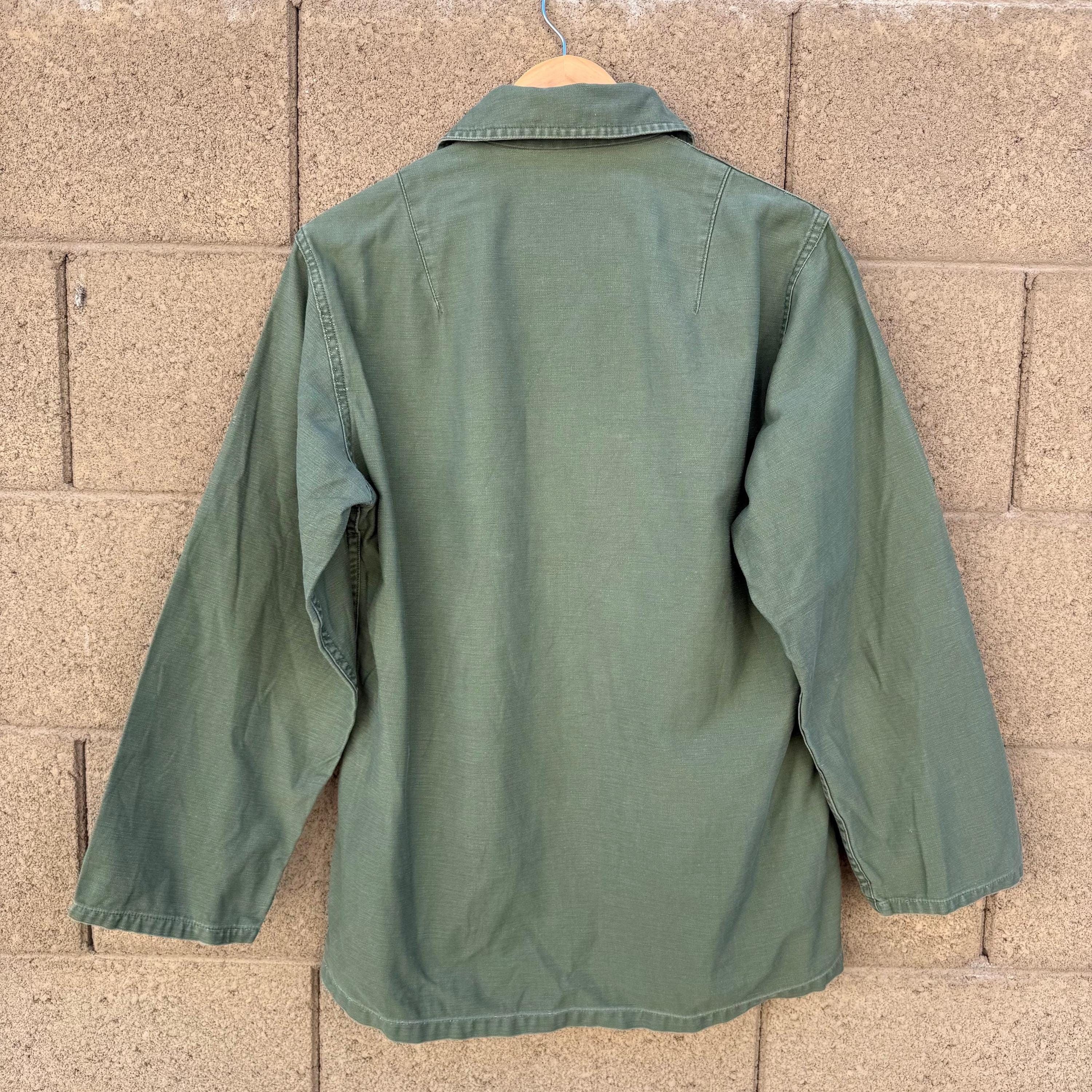 Vintage 60's US Military USMC Stenciled Button Down Shirt Size US S / EU 44-46 / 1 - 2 Thumbnail