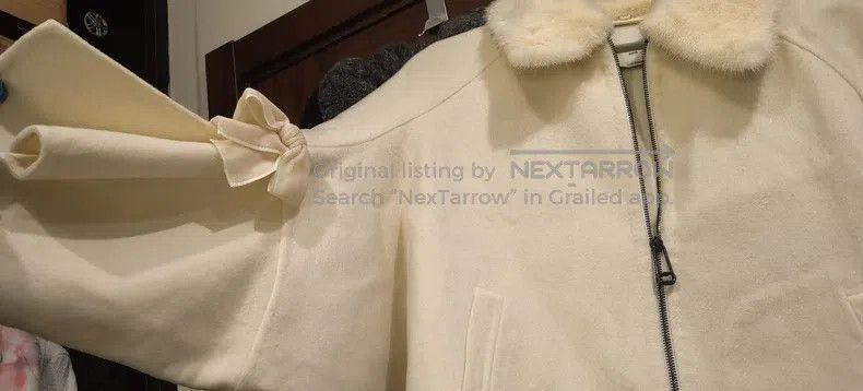 Fendi Fendi Fur-wool blend coat/cloak/jacket Size XS / US 0-2 / IT 36-38 - 2 Thumbnail