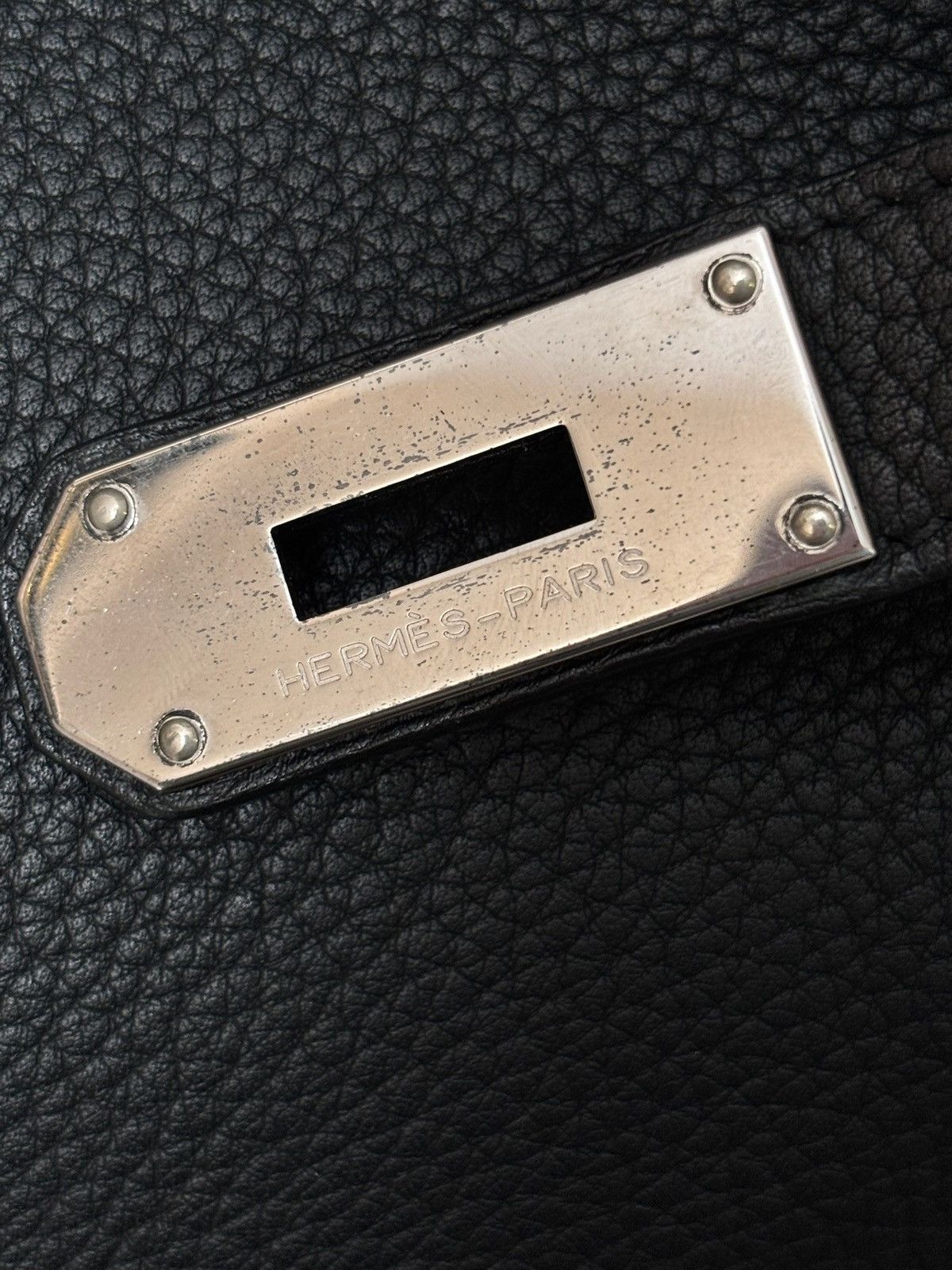 Hermes Hermes RARE HAC 40 Black Palladium Hardware Travel Bag Size ONE SIZE - 10 Thumbnail