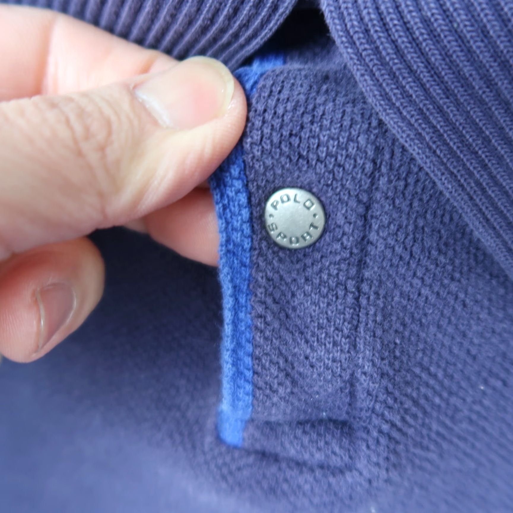 Vintage VINTAGE Polo Sport Ralph Lauren Polo Shirt XL Embroidered Logo Blue Polo Shirt Mens XL Blue Embroidered Logo 90s Retro Sport Size US XL / EU 56 / 4 - 6 Thumbnail