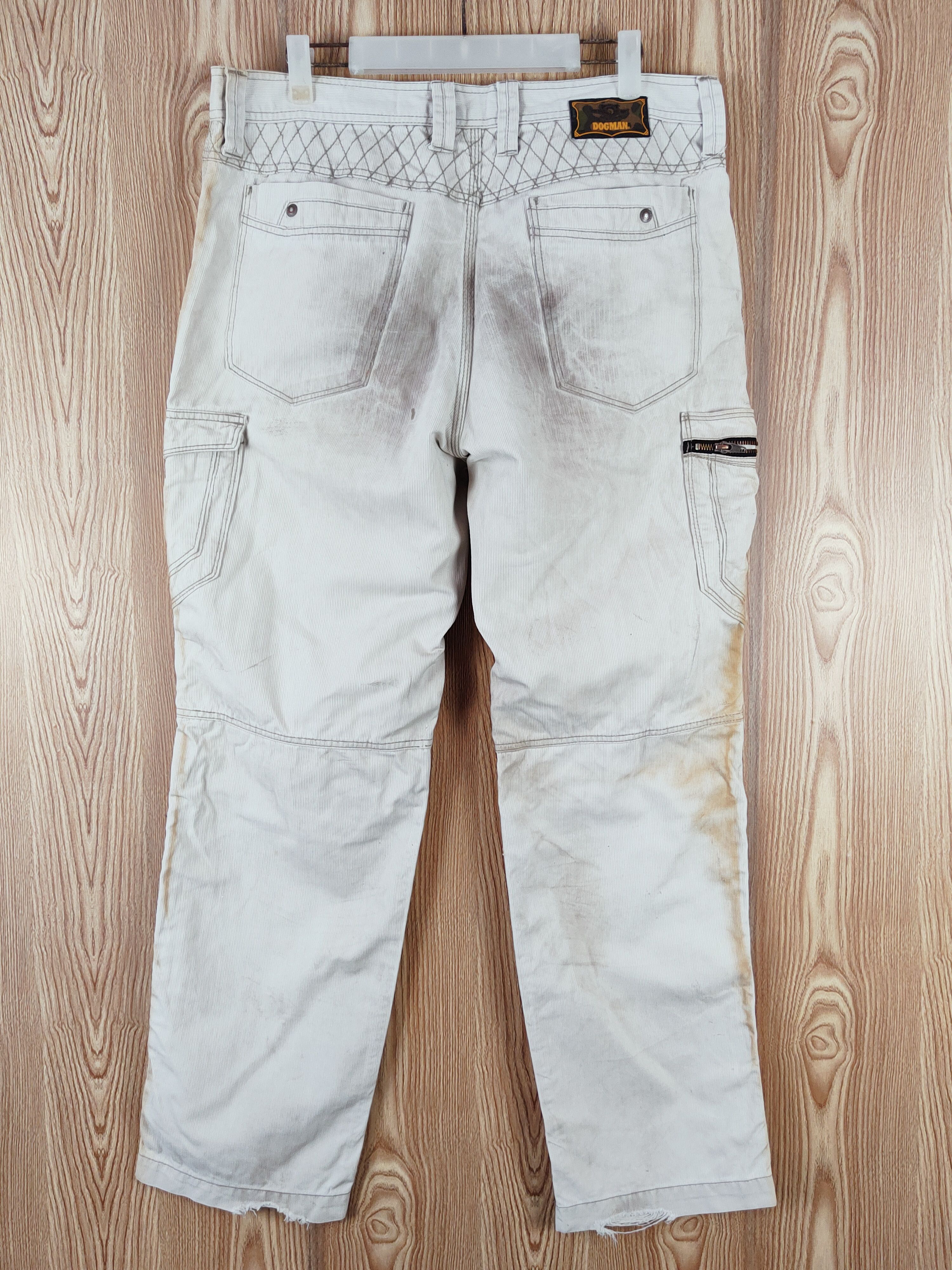Japanese Brand Dogman Cream Multipocket Tactical Cargo Pants #W529 Size US 36 / EU 52 - 8 Thumbnail